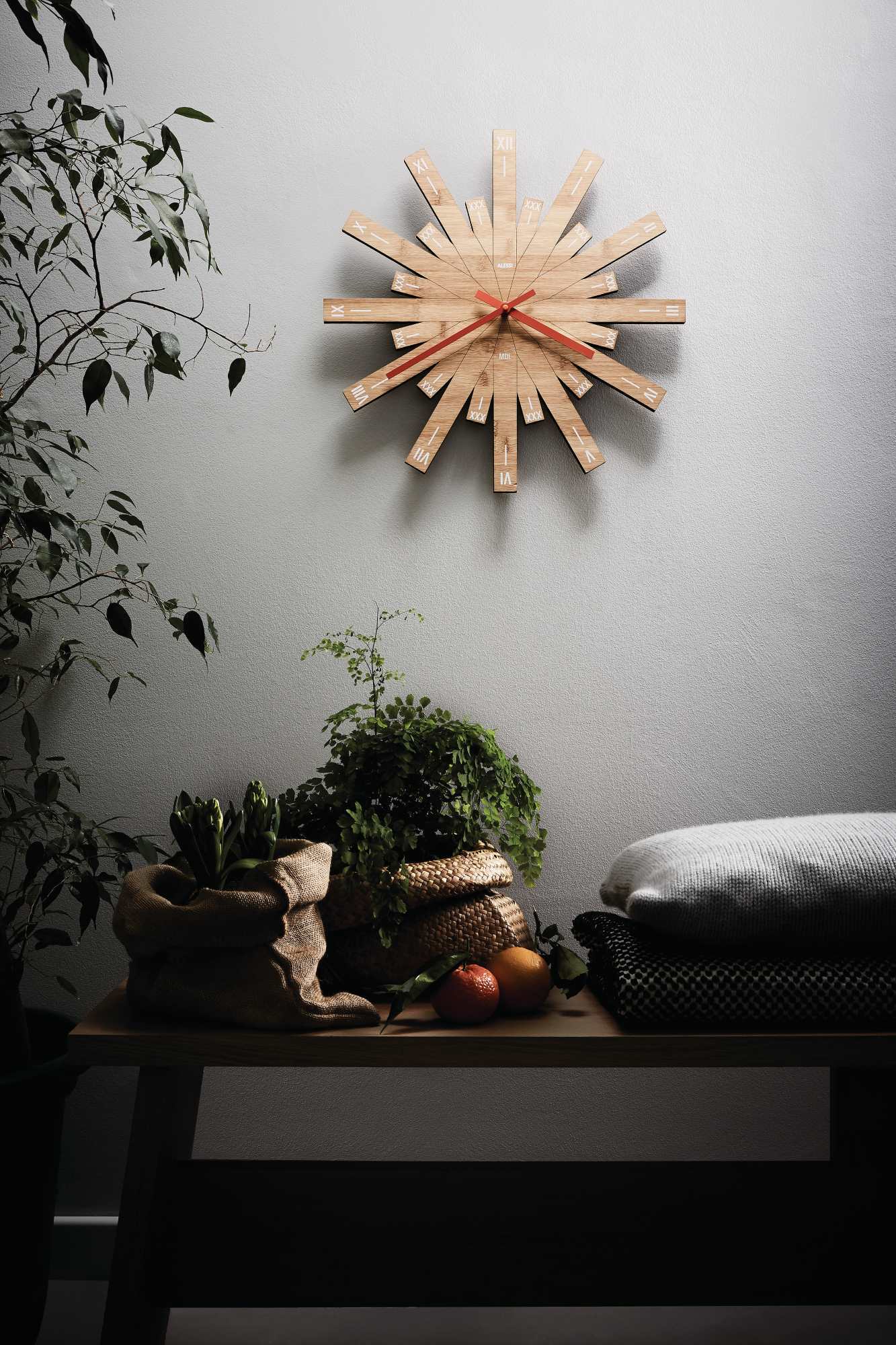 Umbra Ribbonwood Wall Clock 