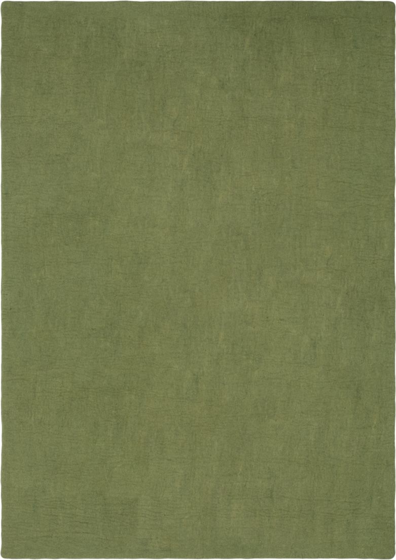 Mono Rectangular Felt Rug 160 x 230 cm myfelt  Kaspar (green)