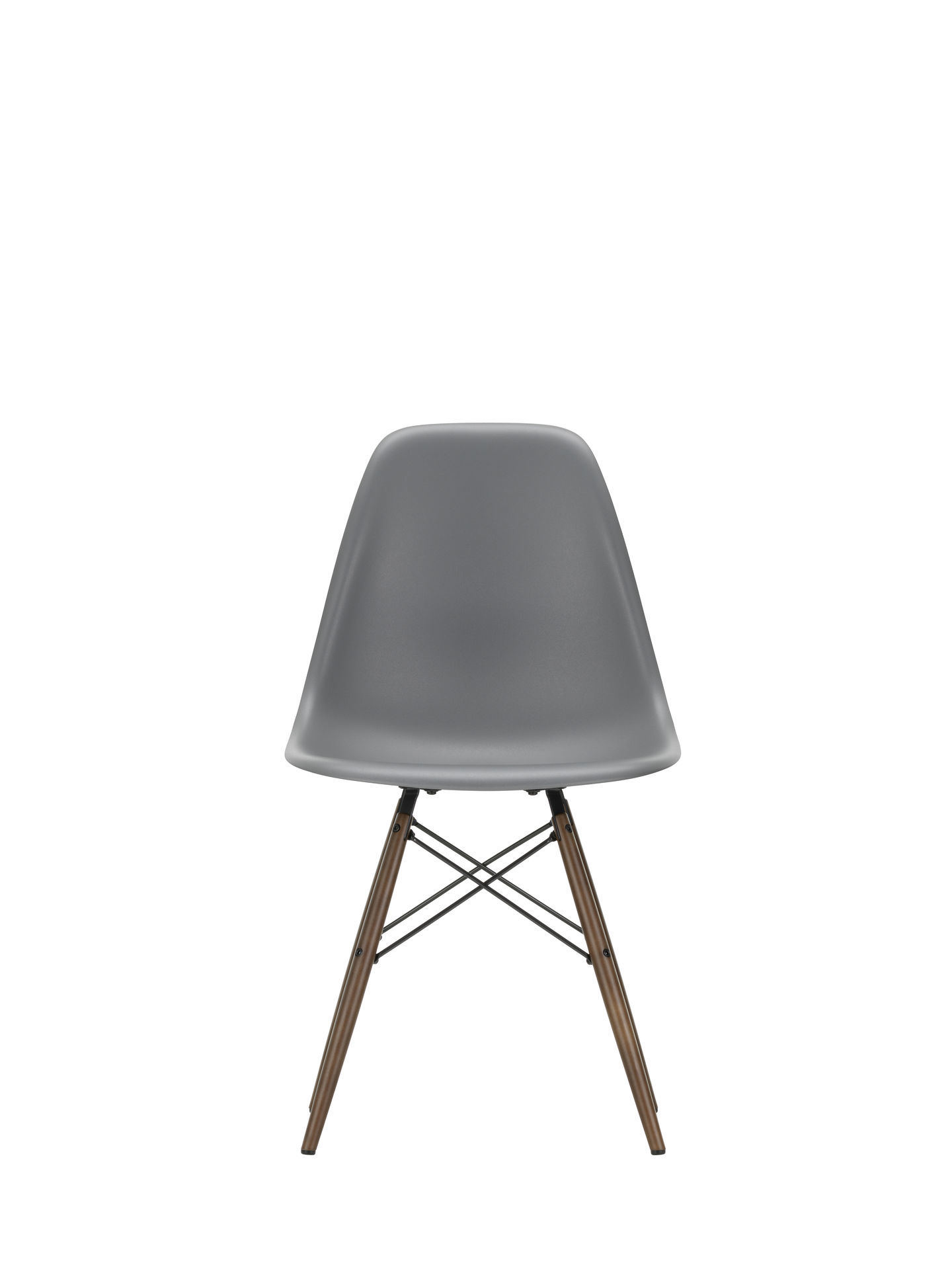 Eames Plastic Side Chair DSW Chair Vitra Maple yellowish - Mustard