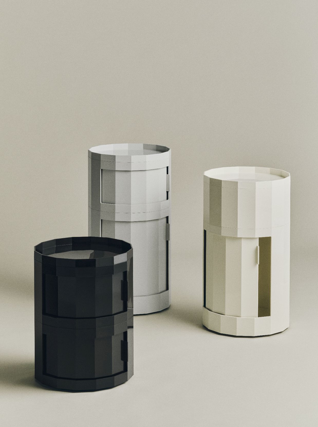Facet Cabinet 20 Storage Space Hay
