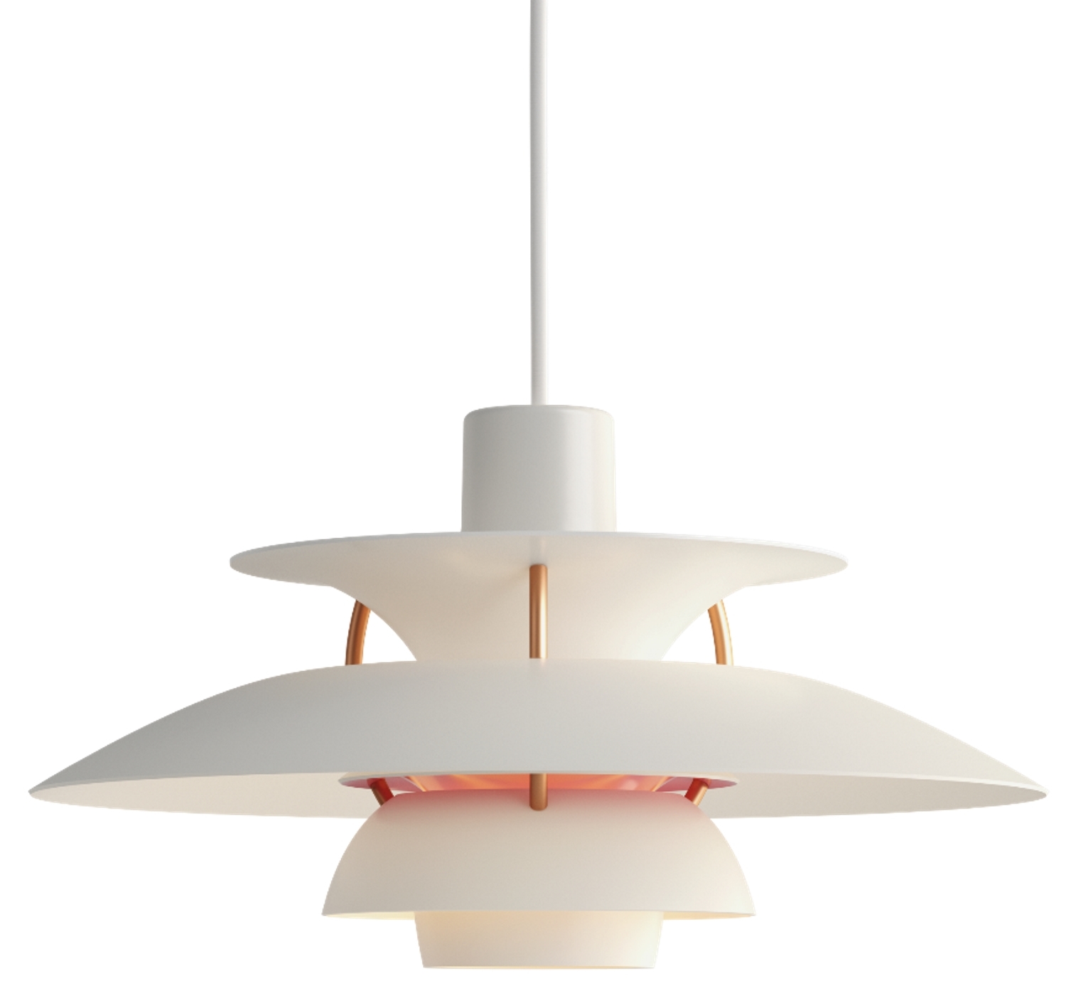 PH 5 Mini Pendelleuchte Louis Poulsen-Hues grau