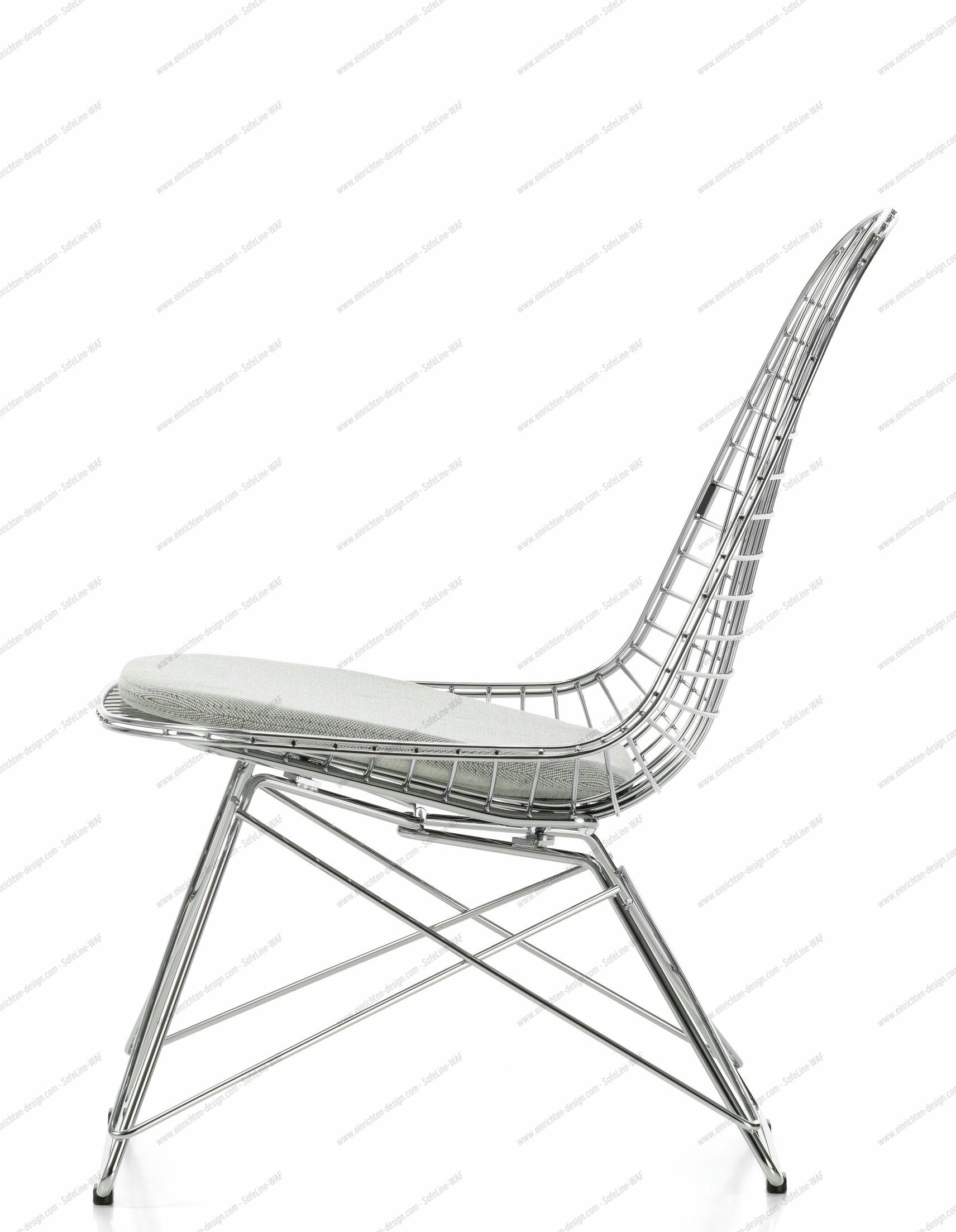 LKR-5 Wire Chair Chair with Seat Cushion Vitra