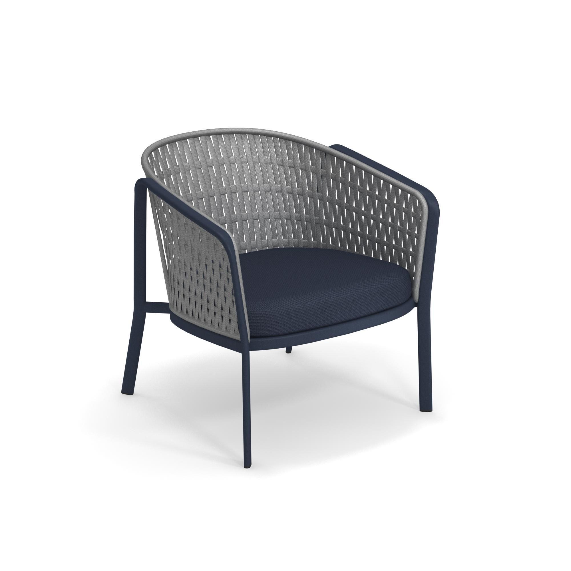 Carousel Outdoor Cushion for Lounge chair Emu Blue