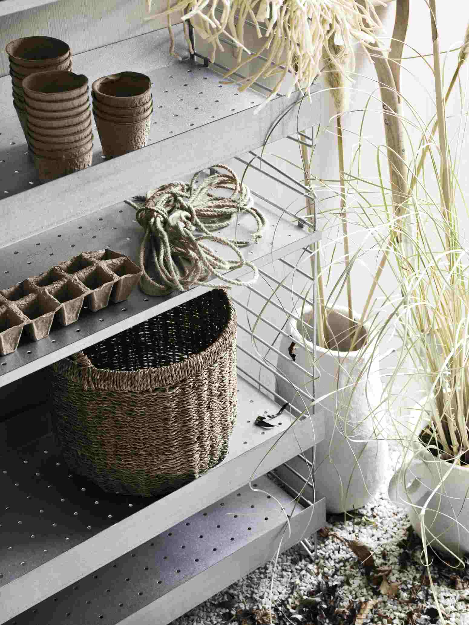 String Outdoor Wall Shelving System C String Furniture