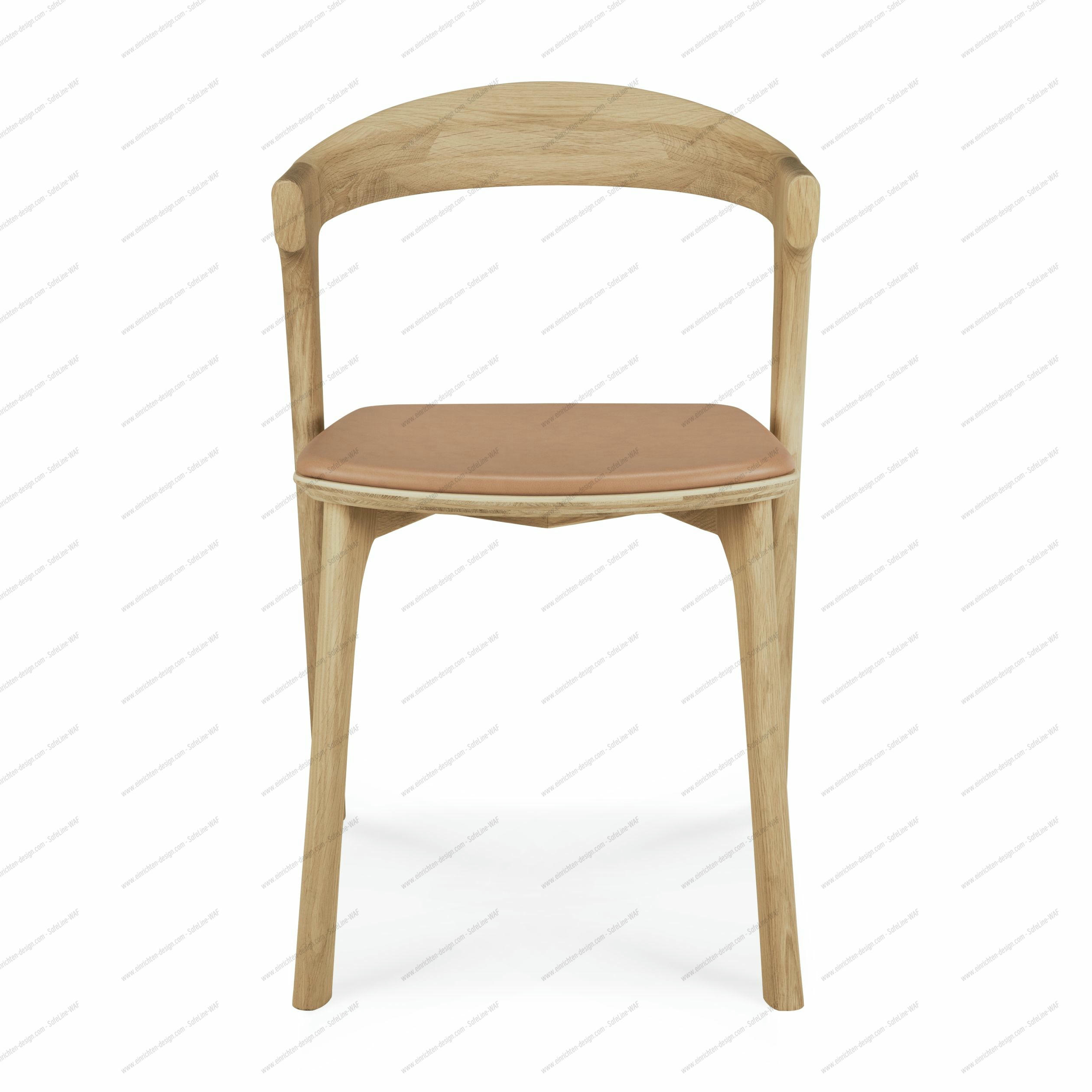 Bok chair lacquered oak - Sienna leather Ethnicraft