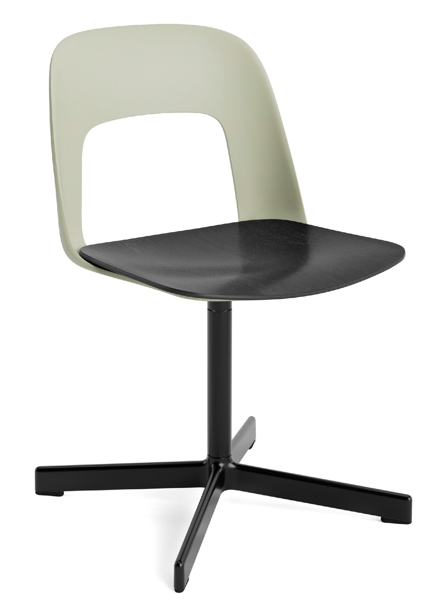 Layout Side Chair 132 4-star swivel base chair Hay 
