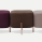 Dark purple-brown-pastel pink