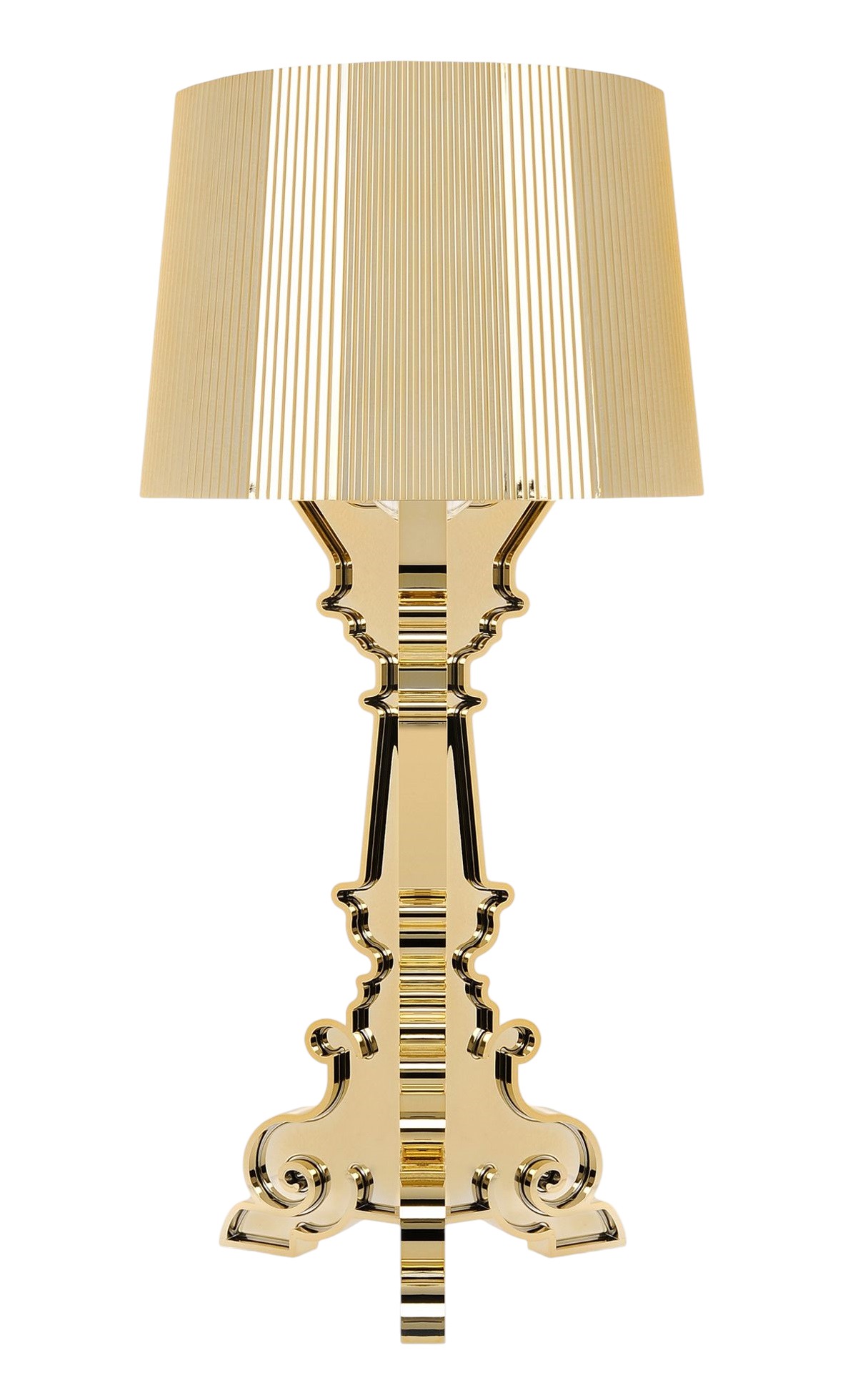 Bourgie Table lamp metallized gold Kartell