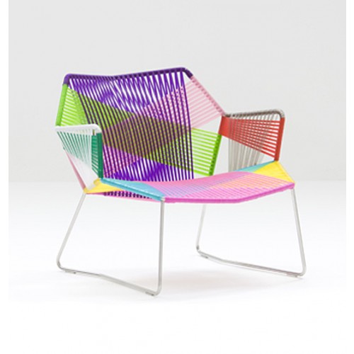 Tropicalia armchair wide polymer Moroso