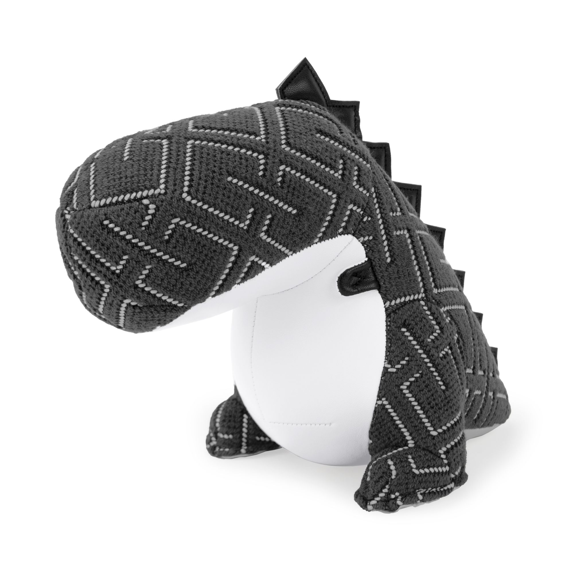 Bookend Dinosaur Bobo Grid Dark grey Züny x KVADRAT