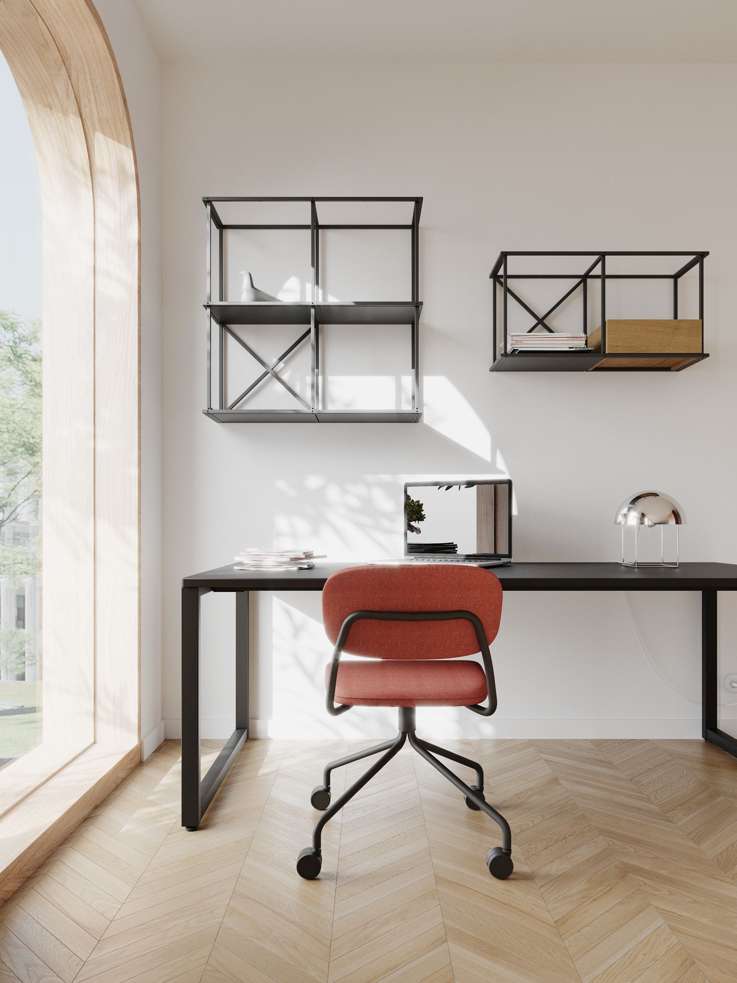 hens HS 4K0 chair / conference chair on castors Bejot