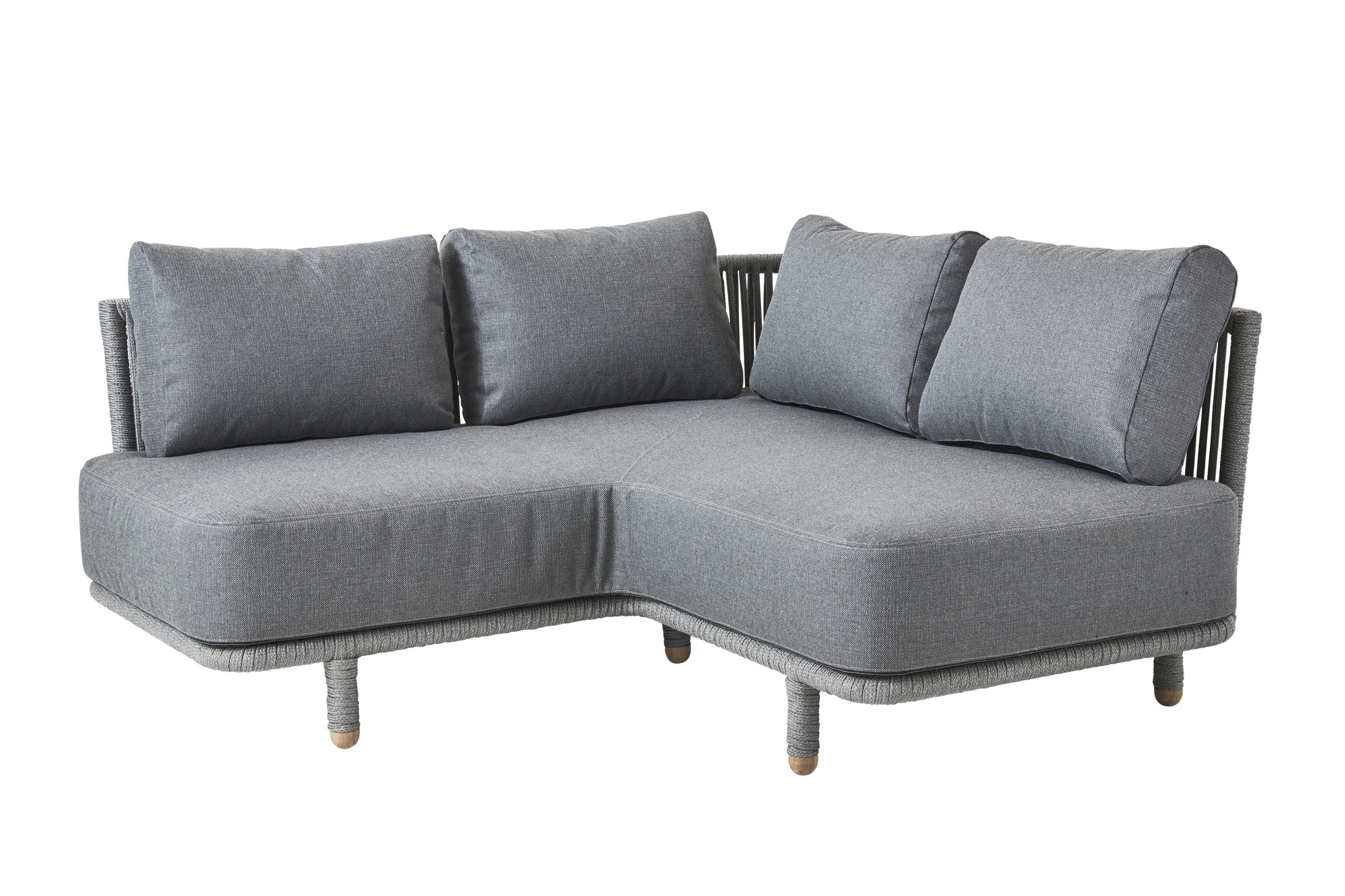 Moments Outdoor sofa corner module Cane-Line