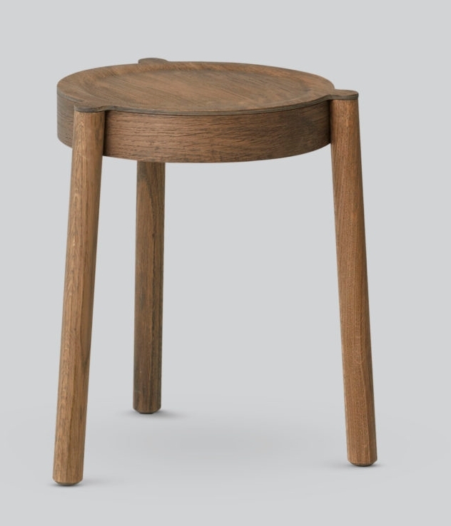 Pal Stackable Stool Oak Smoked Northern