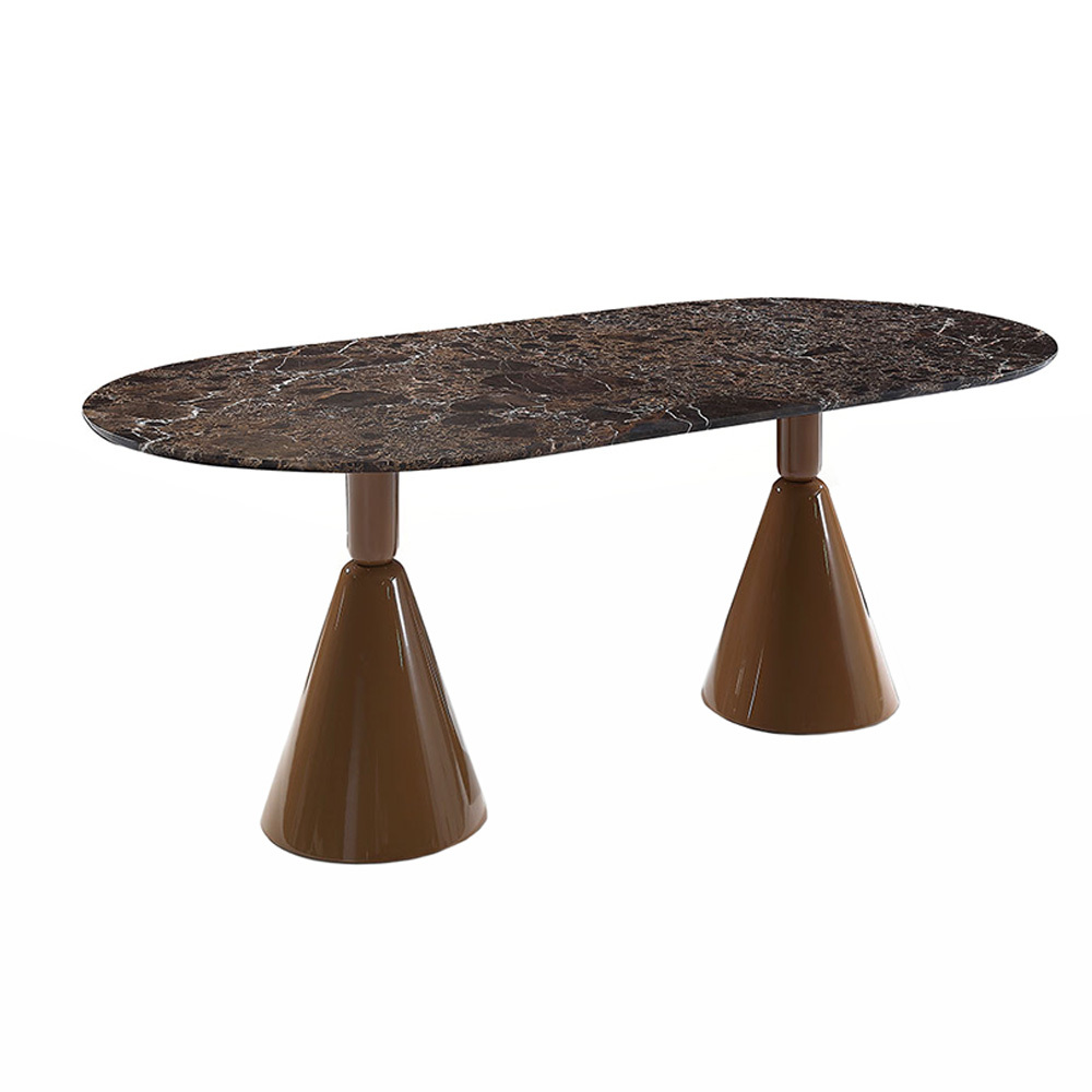 Pion Petra Emperador Gold dining table Sancal