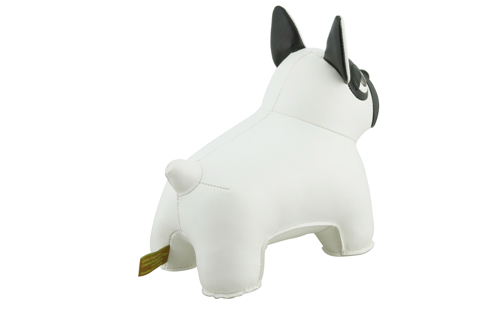 Bookend Classic French Bulldog White/Black Züny SINGLE PIECES