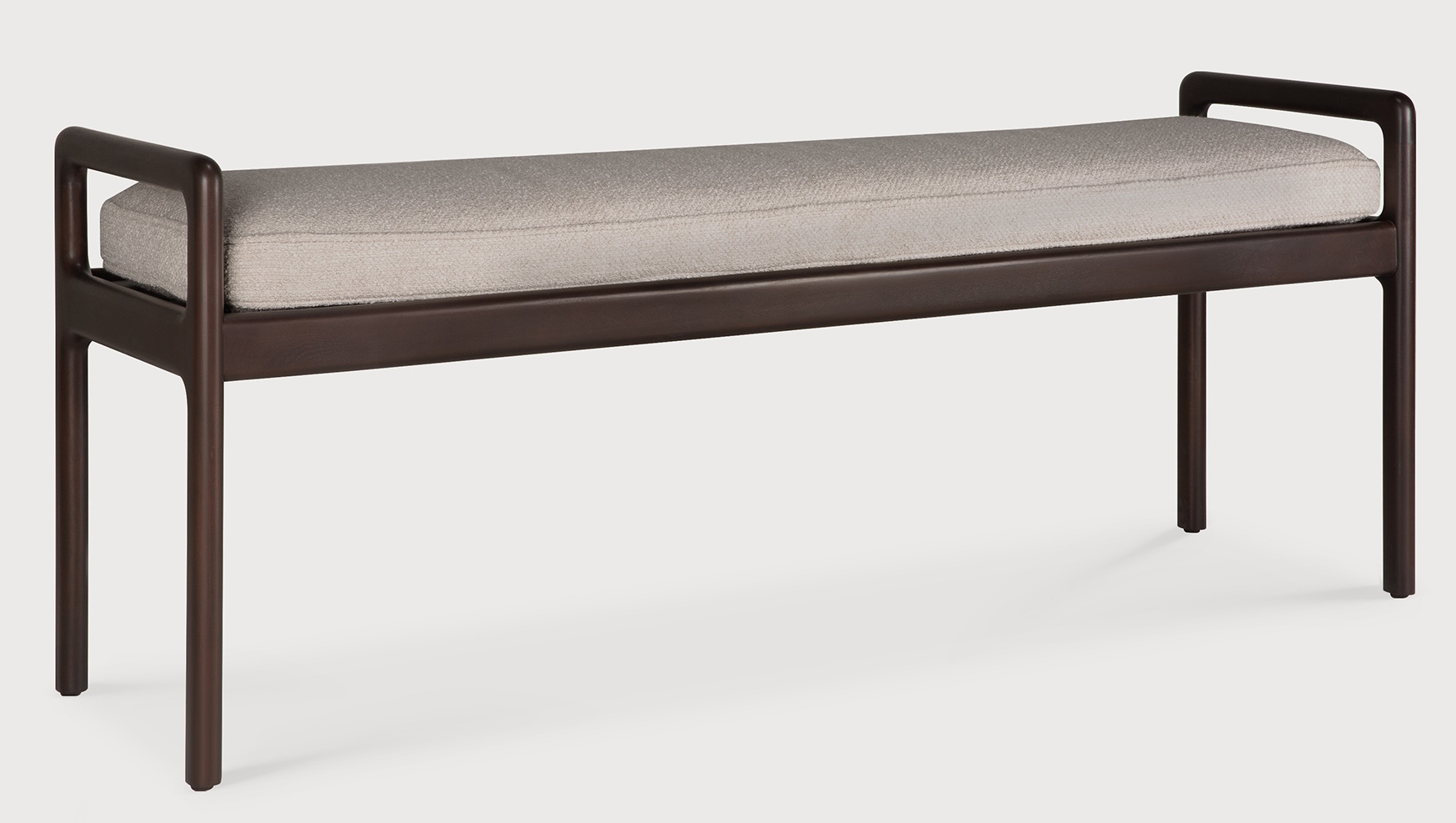 Jack Bench Bench with seat cushion Ivory Ethnicraft
