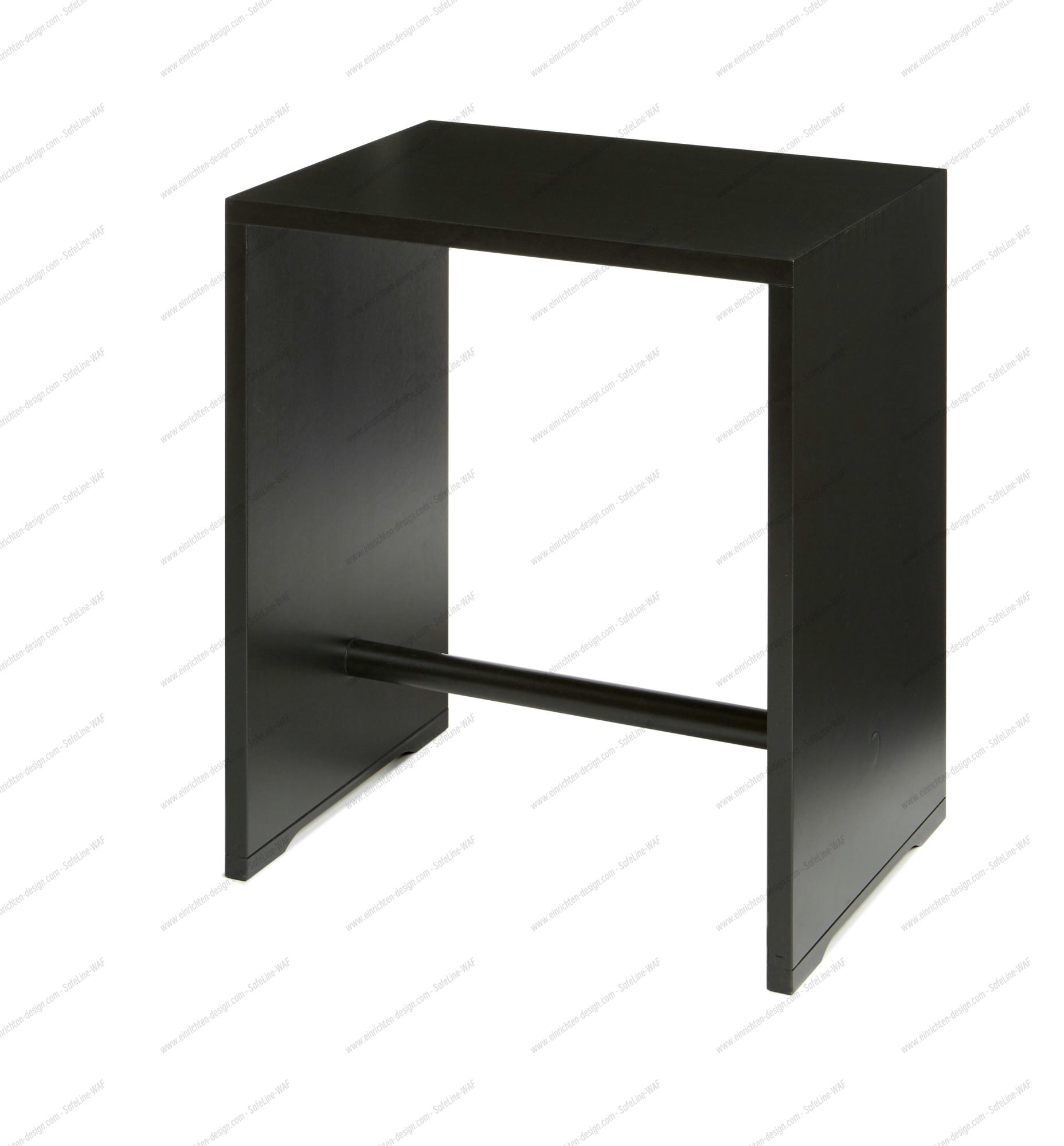 Ulmer Stool black Max Bill wb form