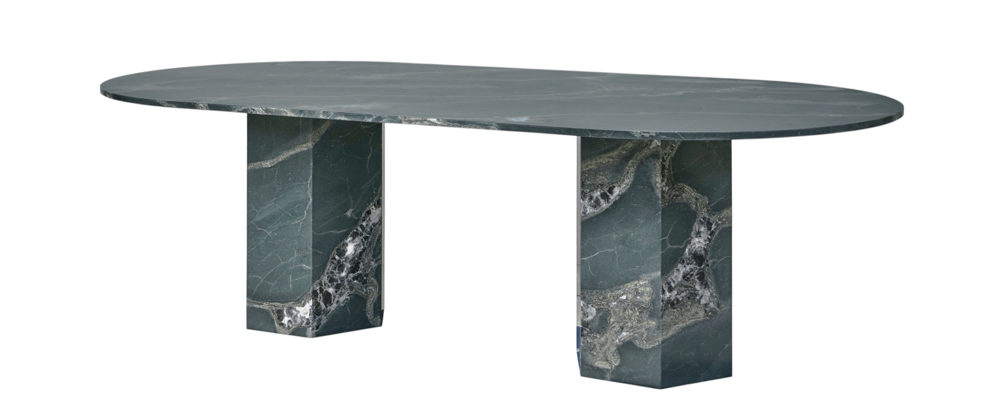 Epic outdoor dining table Ellipse Gubi