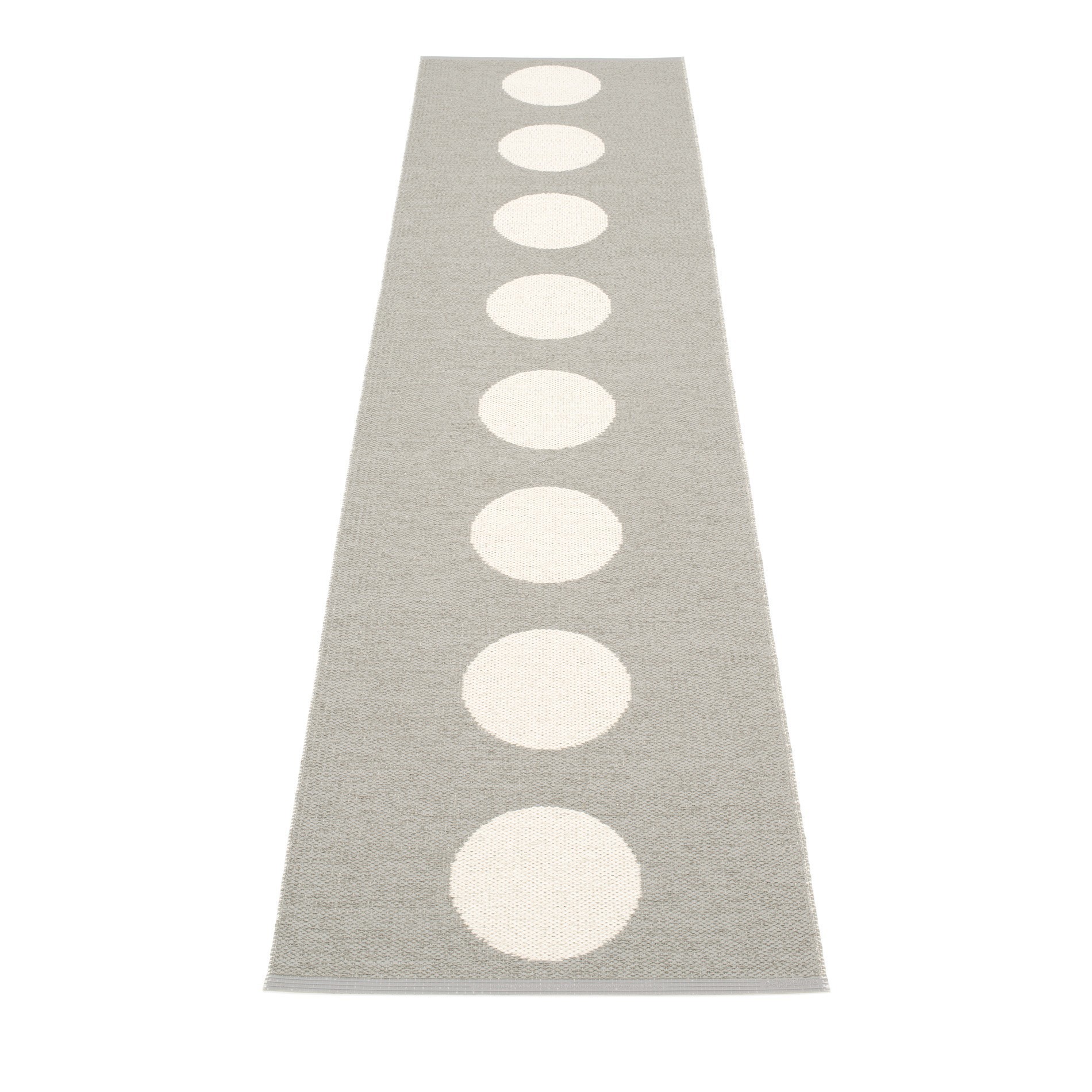 Vera Plastic Carpet 70x300 cm Warm grey Pappelina SINGLE PIECES