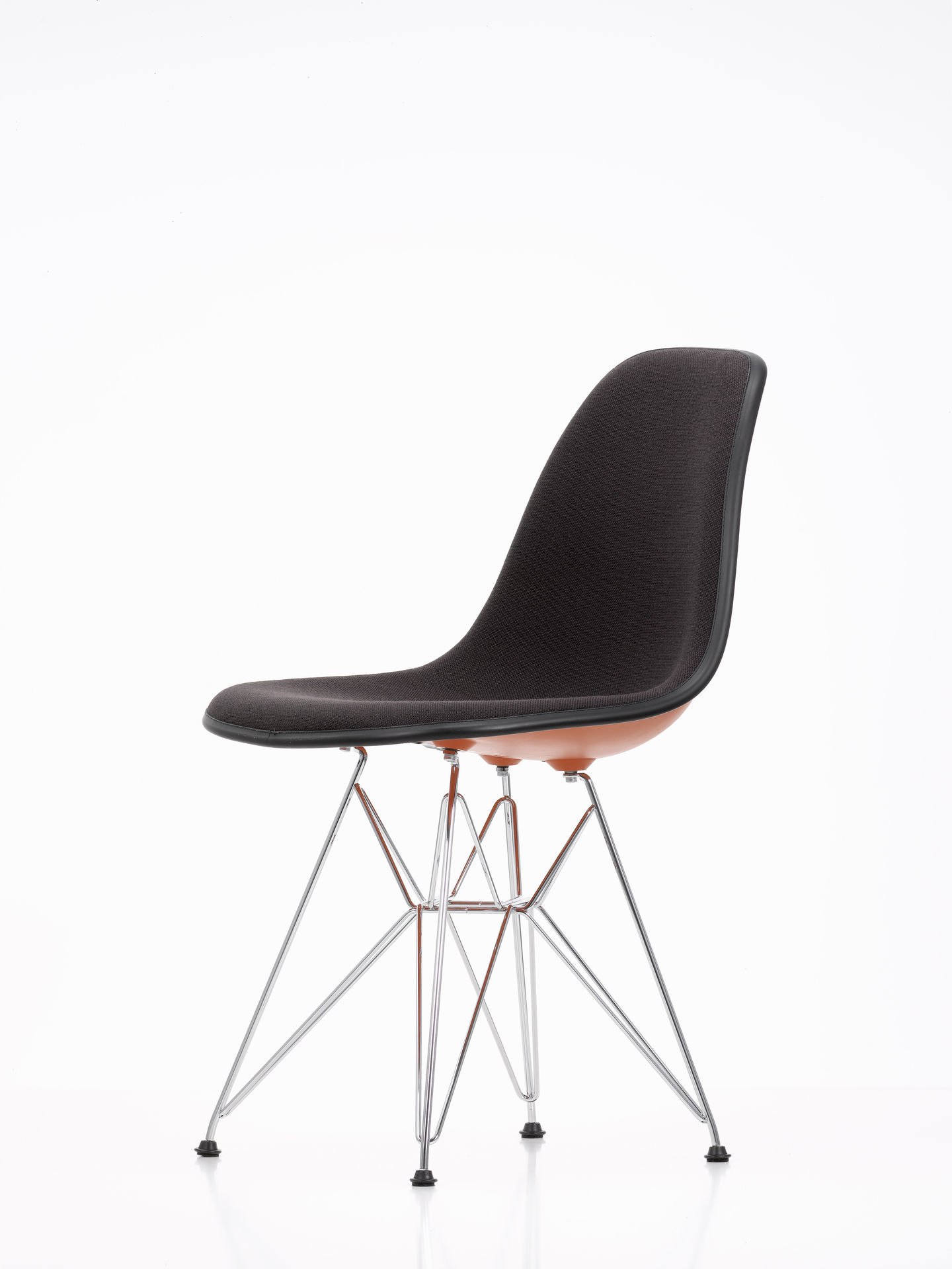 Eames Plastic Side Chair DSR Chair Fully upholstered Vitra
