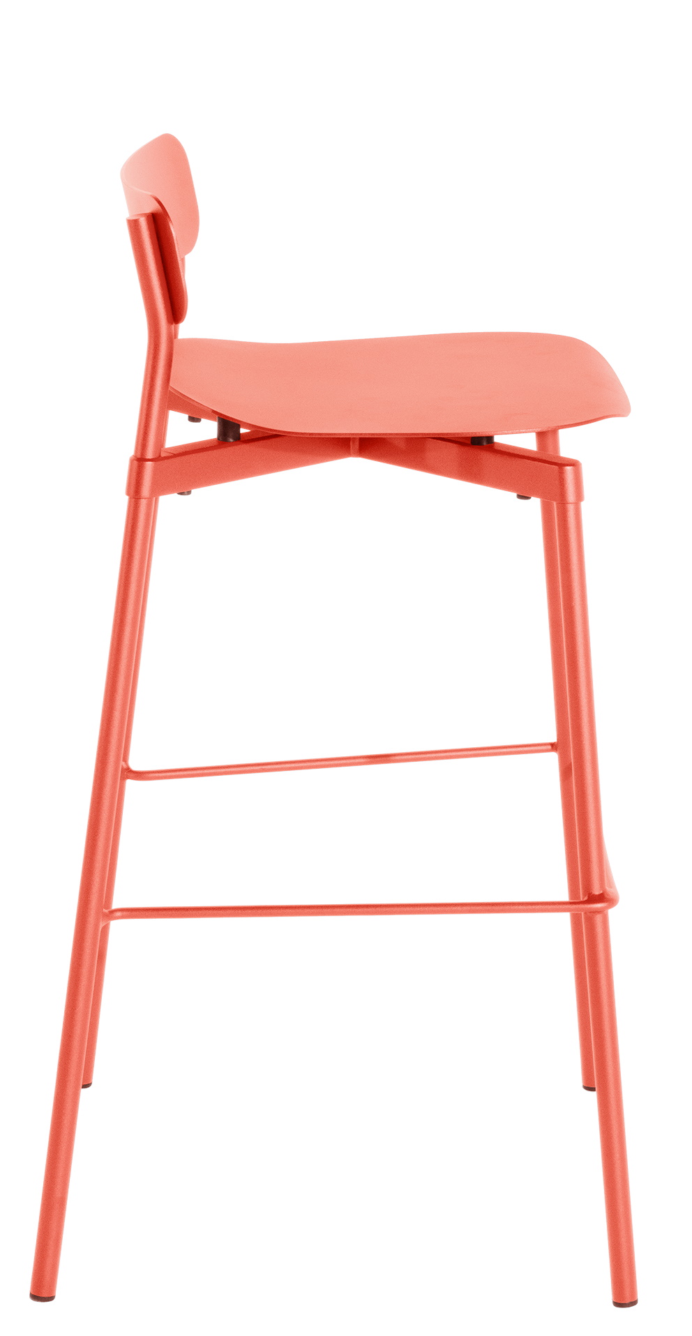 Fromme Barstool Bar Stool H 75 cm Petite Friture Coral Fromme Barstool Bar Stool H 75 cm Petite Friture Coral