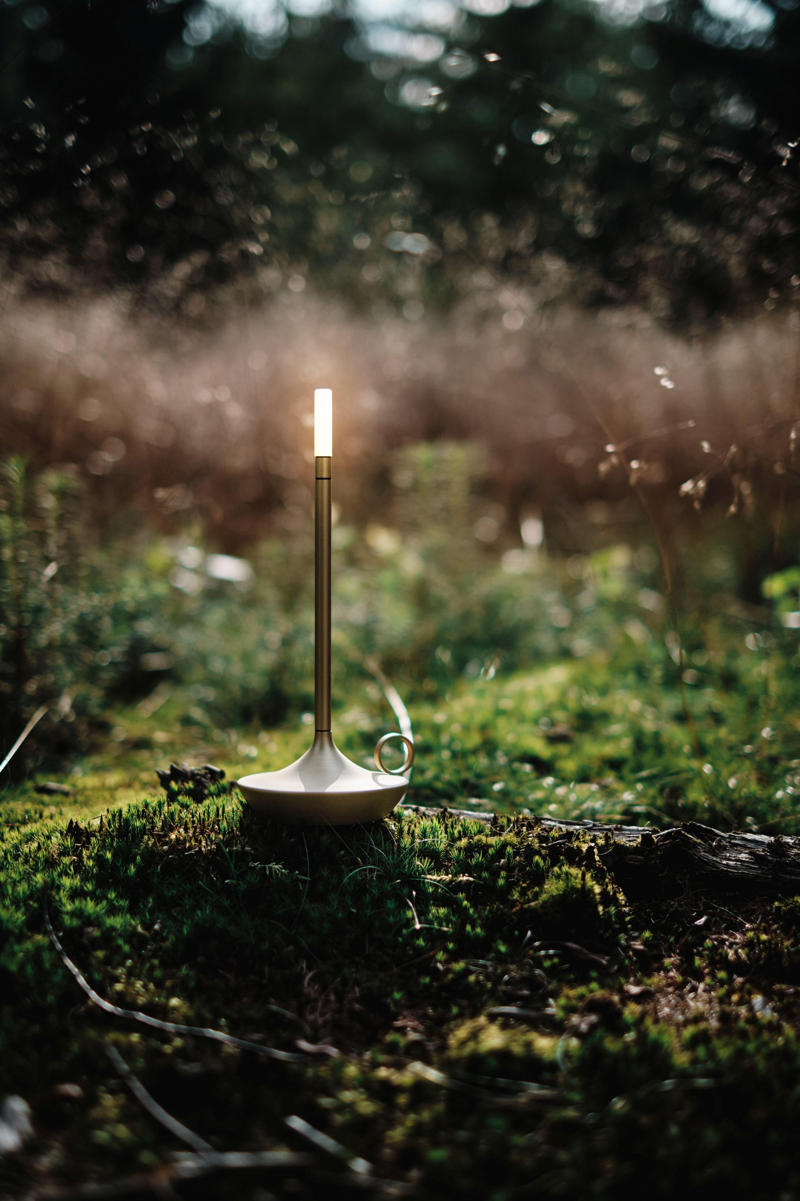 Wick Portable light / Tample lamp with USB Graypants