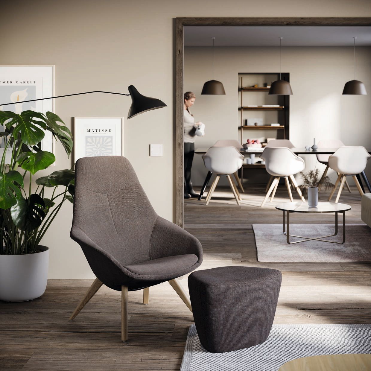 Yonda Lounge chair Wilkhahn 