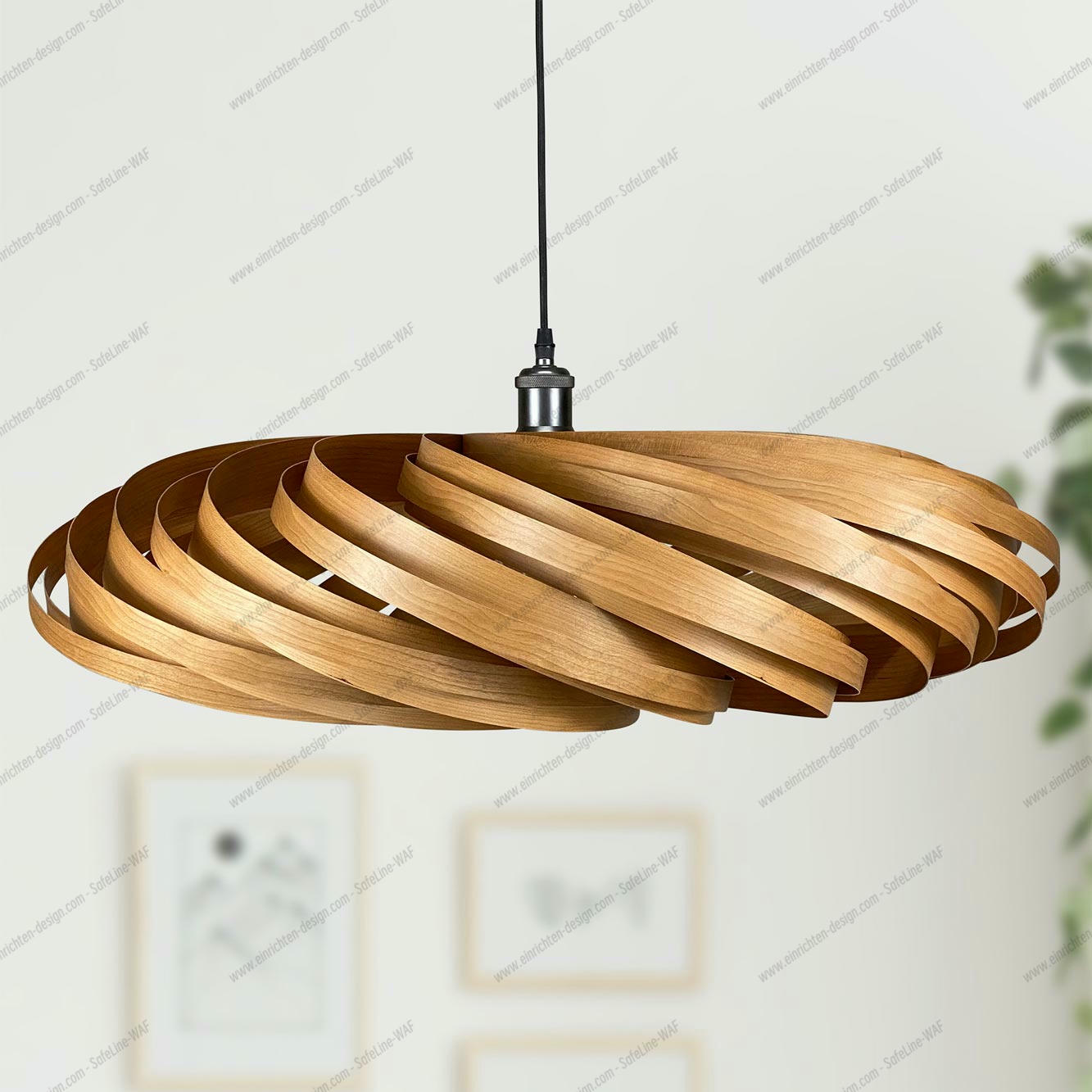 Veneria Pendant lamp Ø70 cm Cherry tree Gofurnit
