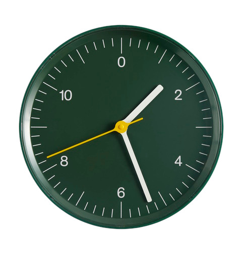 Wall Clock Wall Clock GREEN Hay SINGLE PIECES