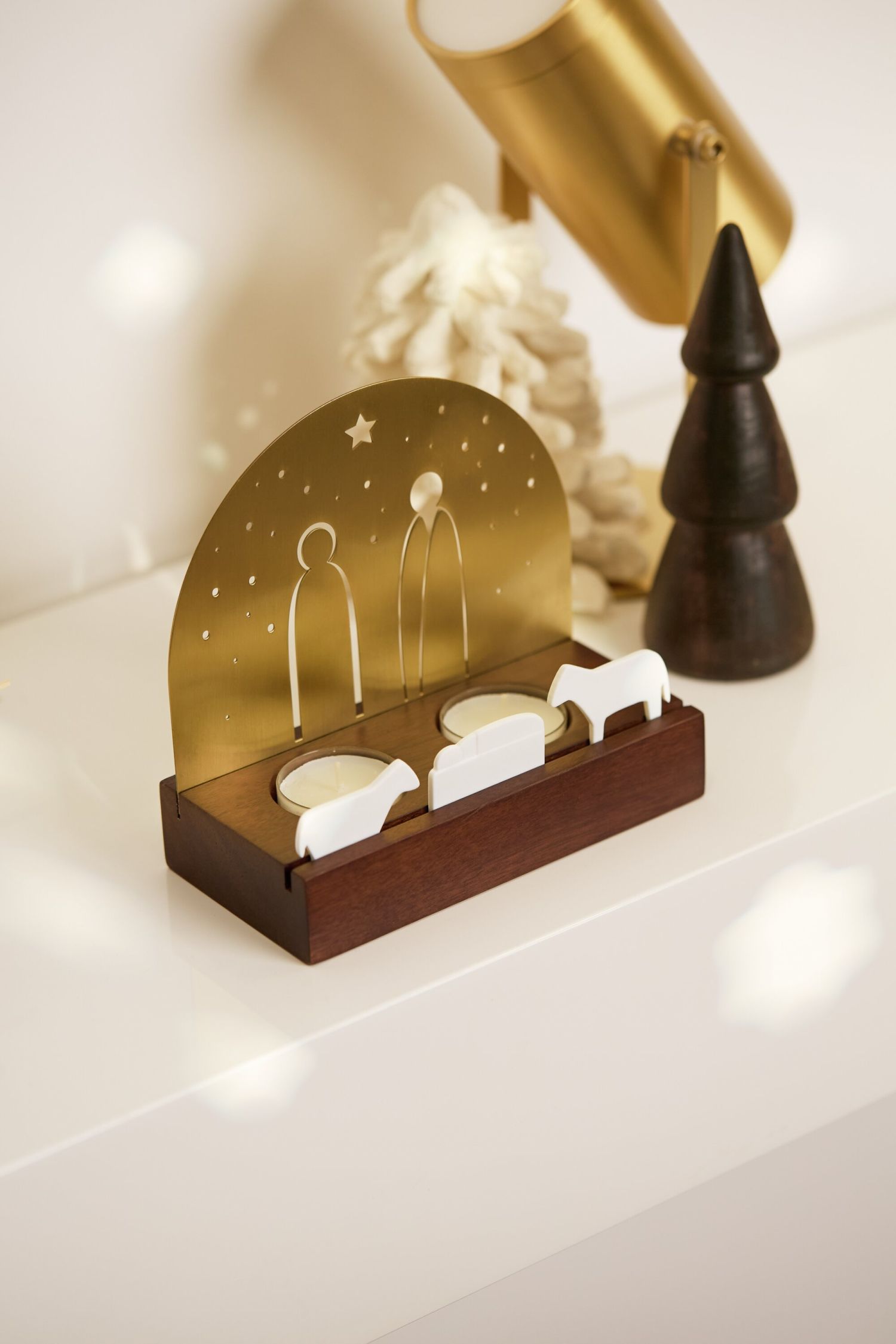 Light object Nativity scene Wheels