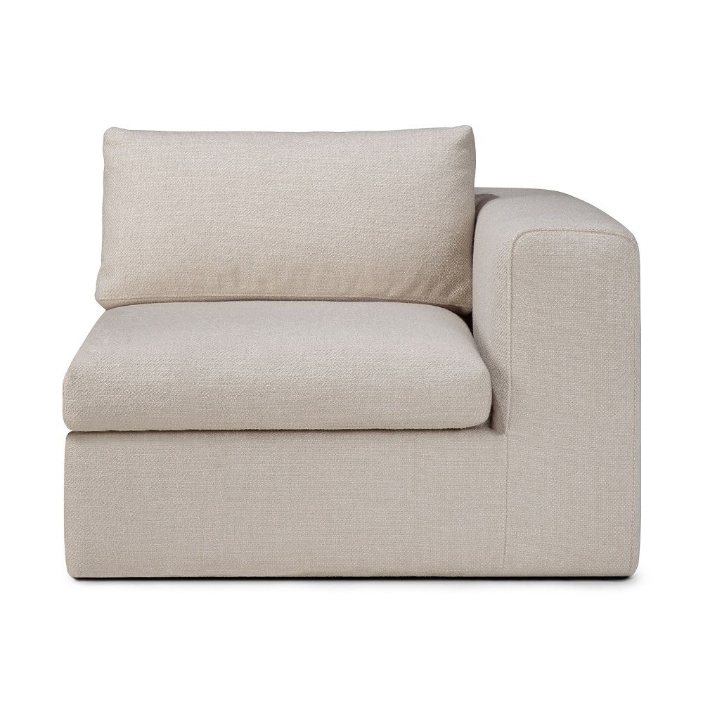 Mellow Sofa Left/Right Armrest Ivory Fabric Ethnicraft 
