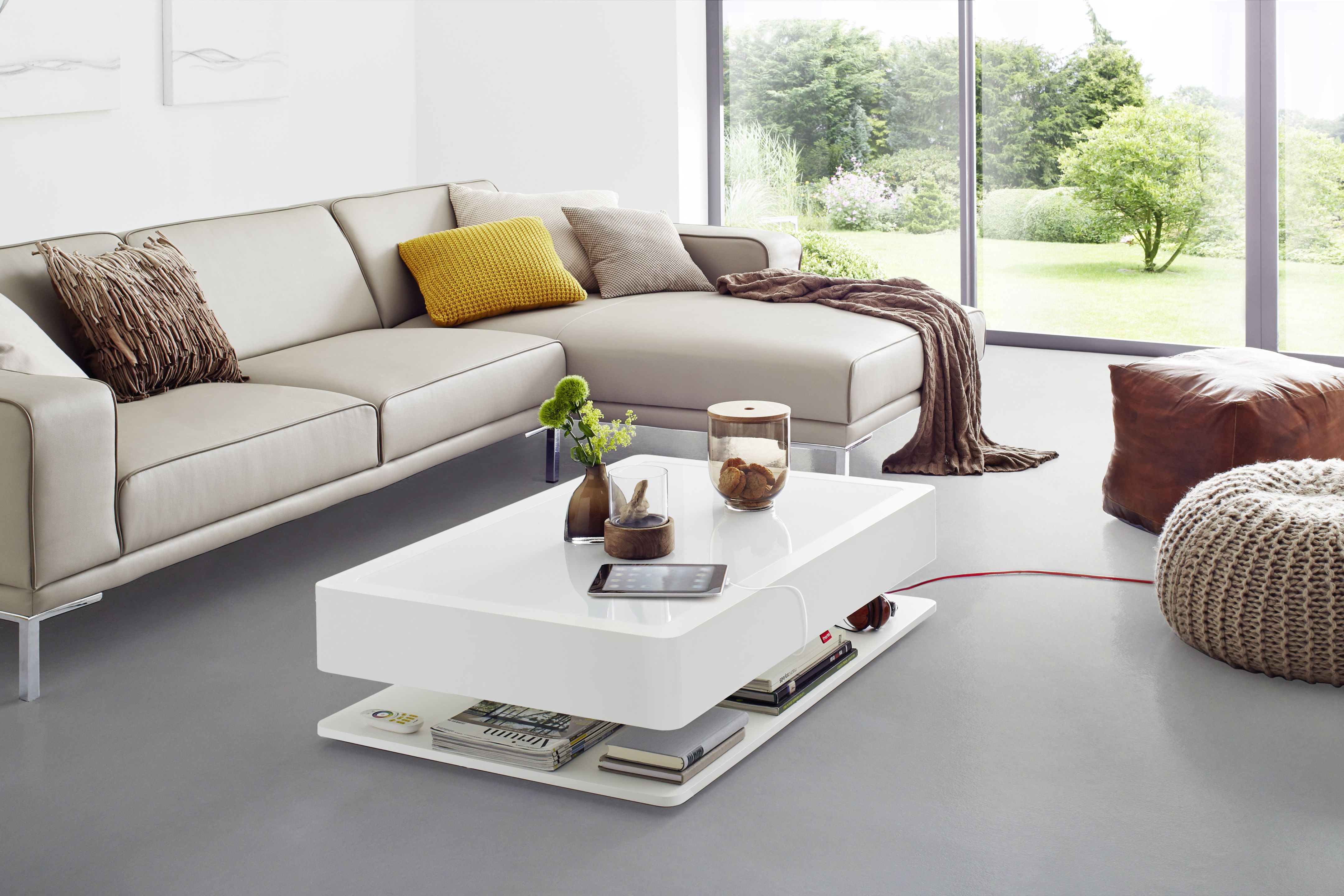 Ora Home LED PRO Coffee Table with Storage Moree 