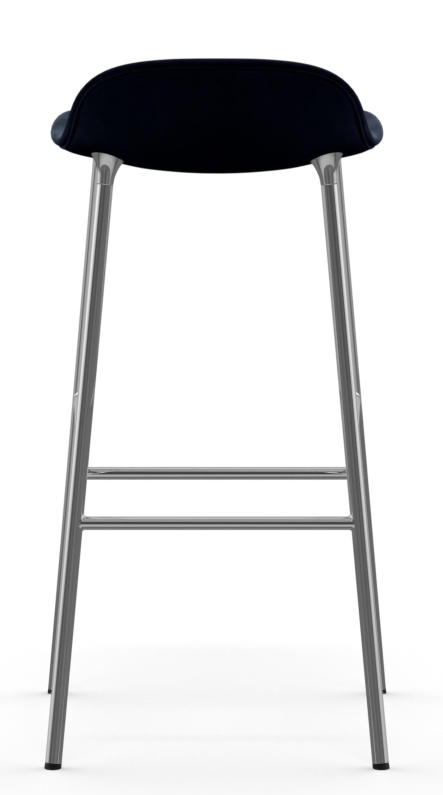 Form Barstool  H 75 cm Steel Upholstered Normann Copenhagen