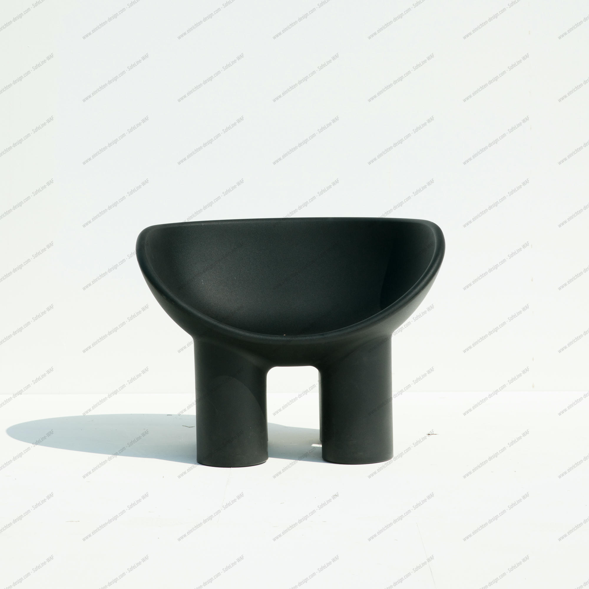 Roly Poly Armchair Driade Charcoal