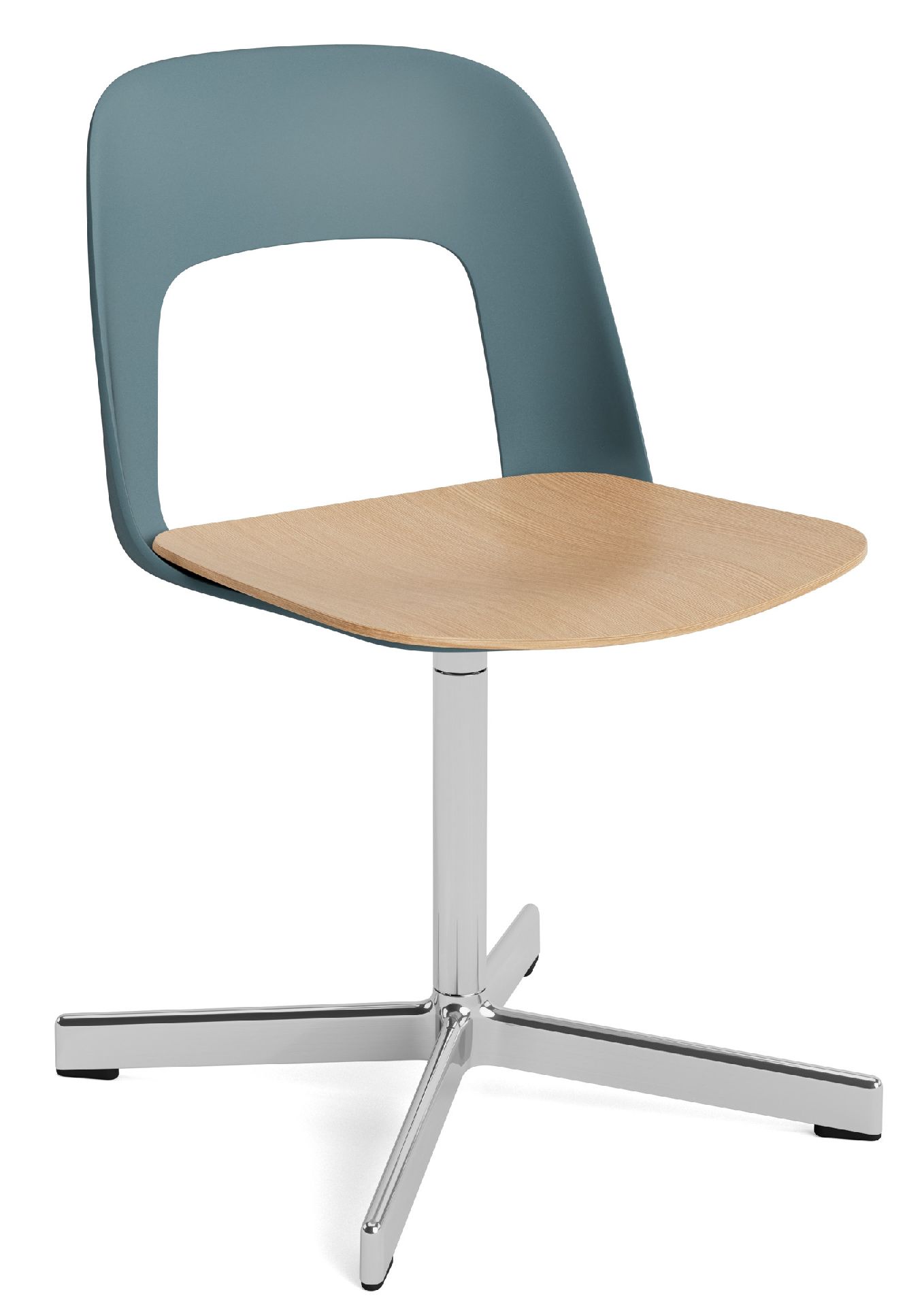 Layout Side Chair 132 4-star swivel base chair Hay 