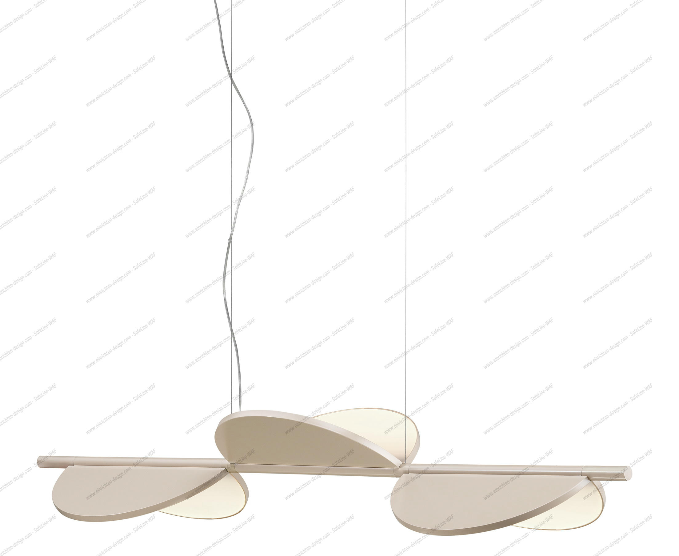 Almendra Linear S3 pendant lamp Flos Nude