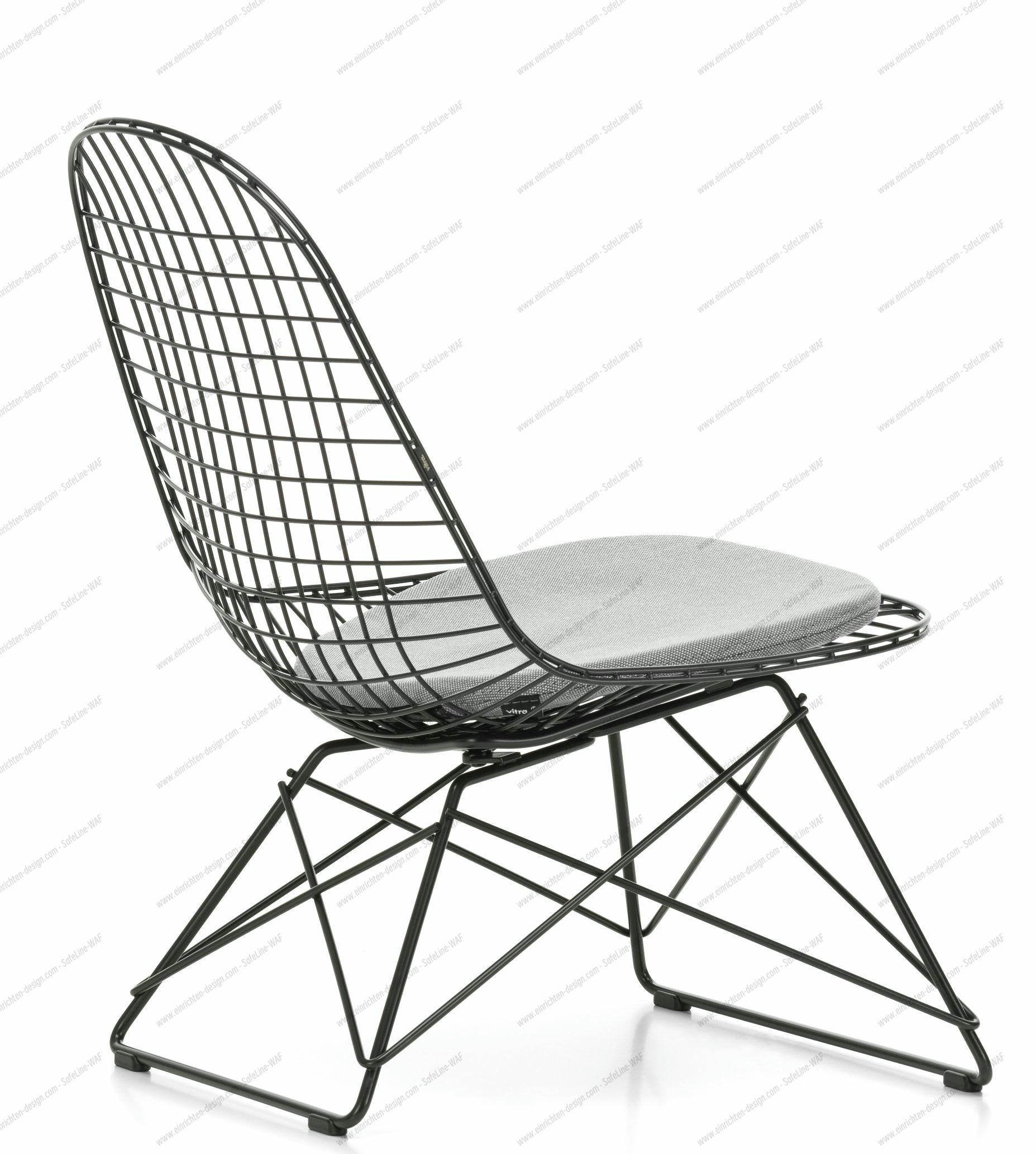 LKR-5 Wire Chair Chair with Seat Cushion Vitra