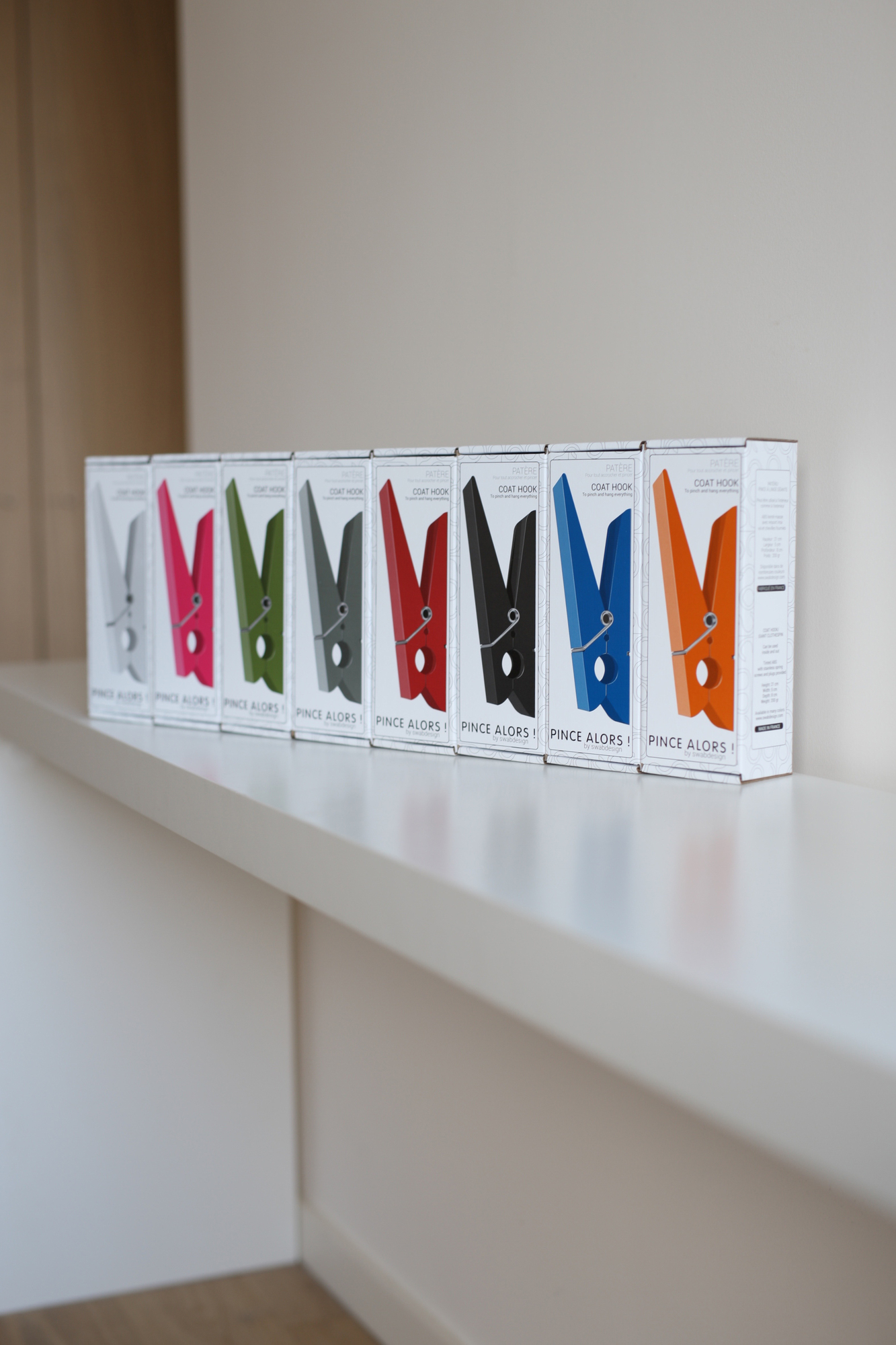 Pince Alors Coat Hook Swabdesign Blue