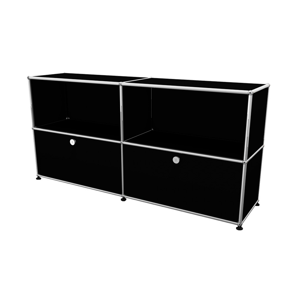 USM Haller Sideboard Schubladen – QUICK SHIP-reinorange