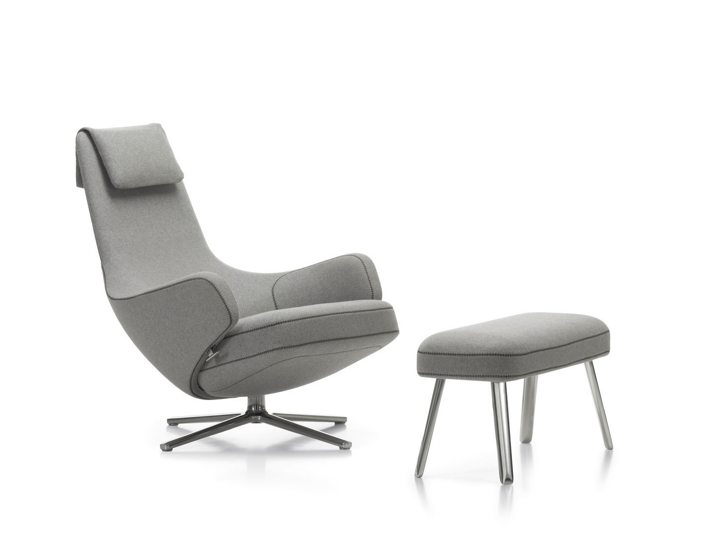 Repos armchair + Panchina B 75 cm Vitra