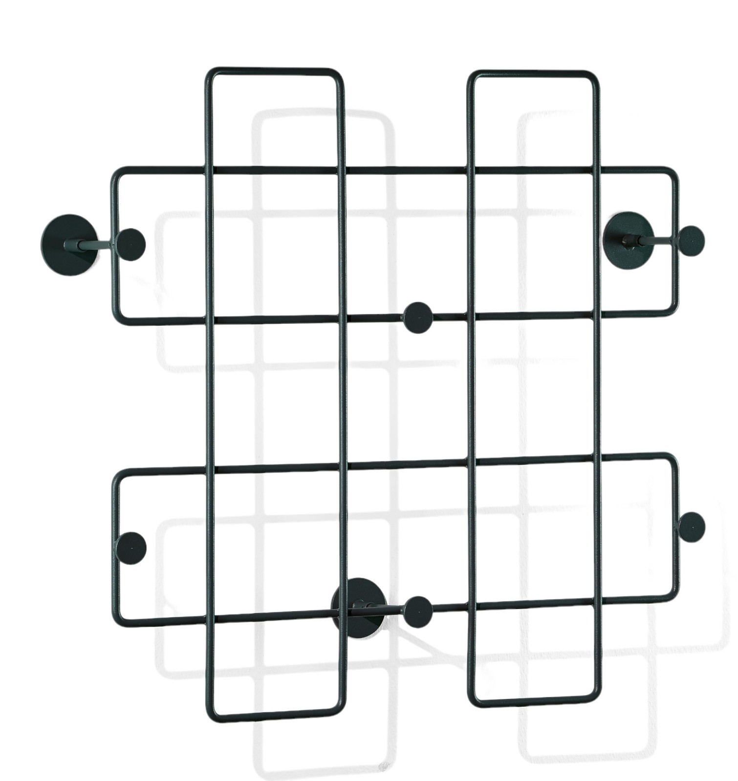 Bazar wall coat rack large black Richard Lampert