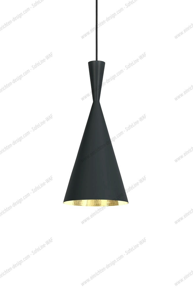 Beat Tall LED Pendant Black Tom Dixon