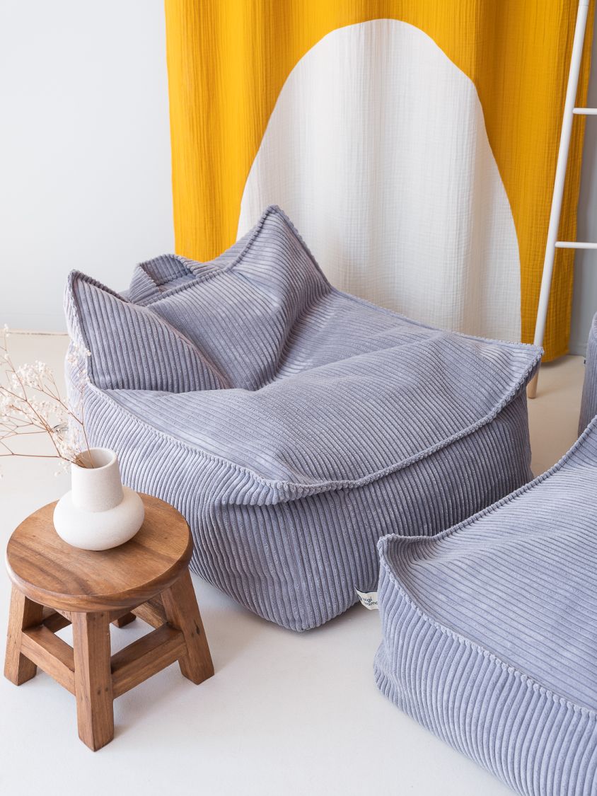 Children's beanbag armchair wide cord Wigiwama