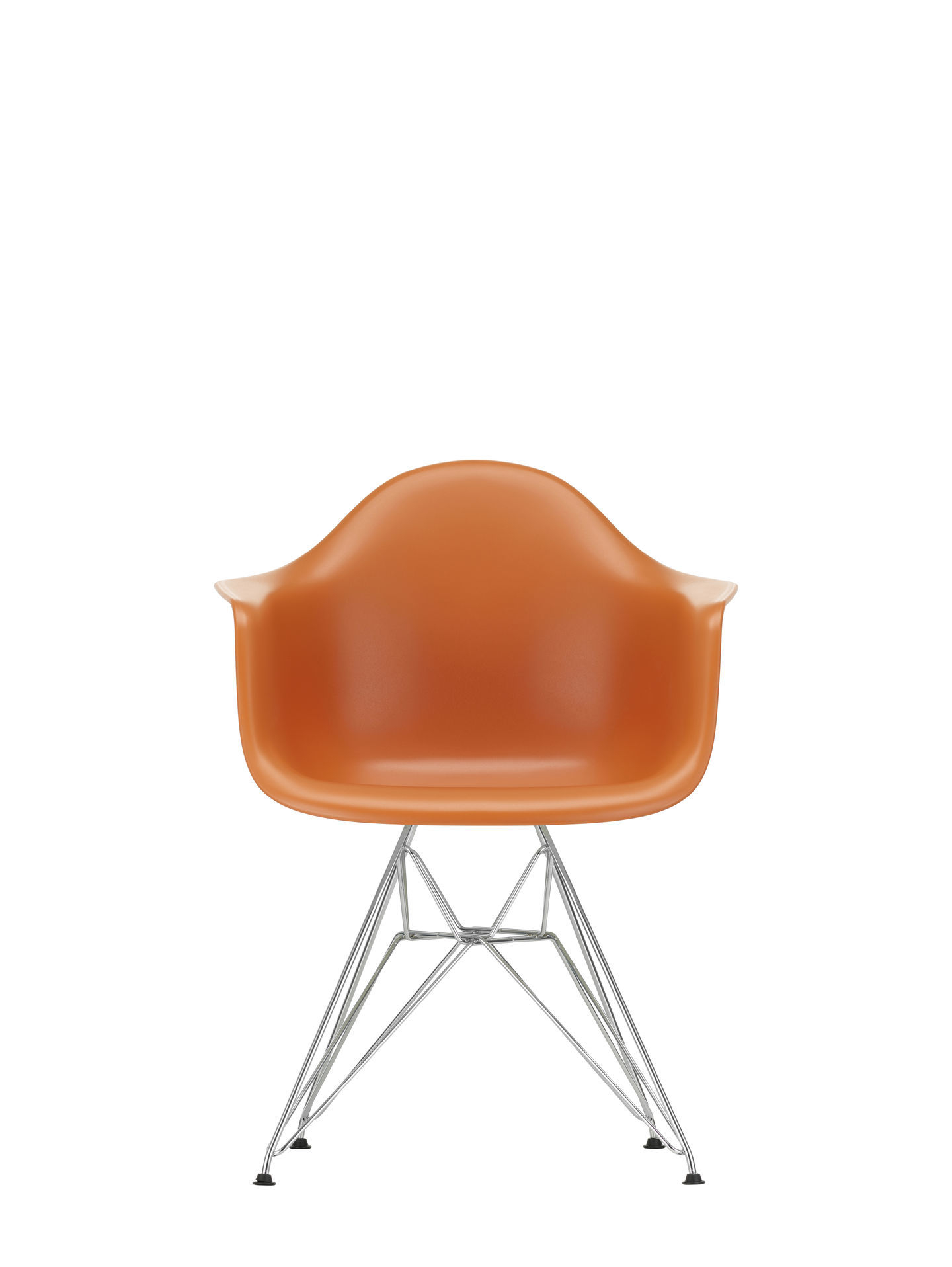 Eames Plastic Arm Chair DAR Chair Vitra Black - Sea blue