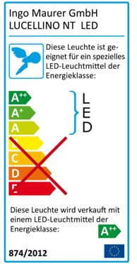 Lucellino NT LED wall lamp Ingo Maurer