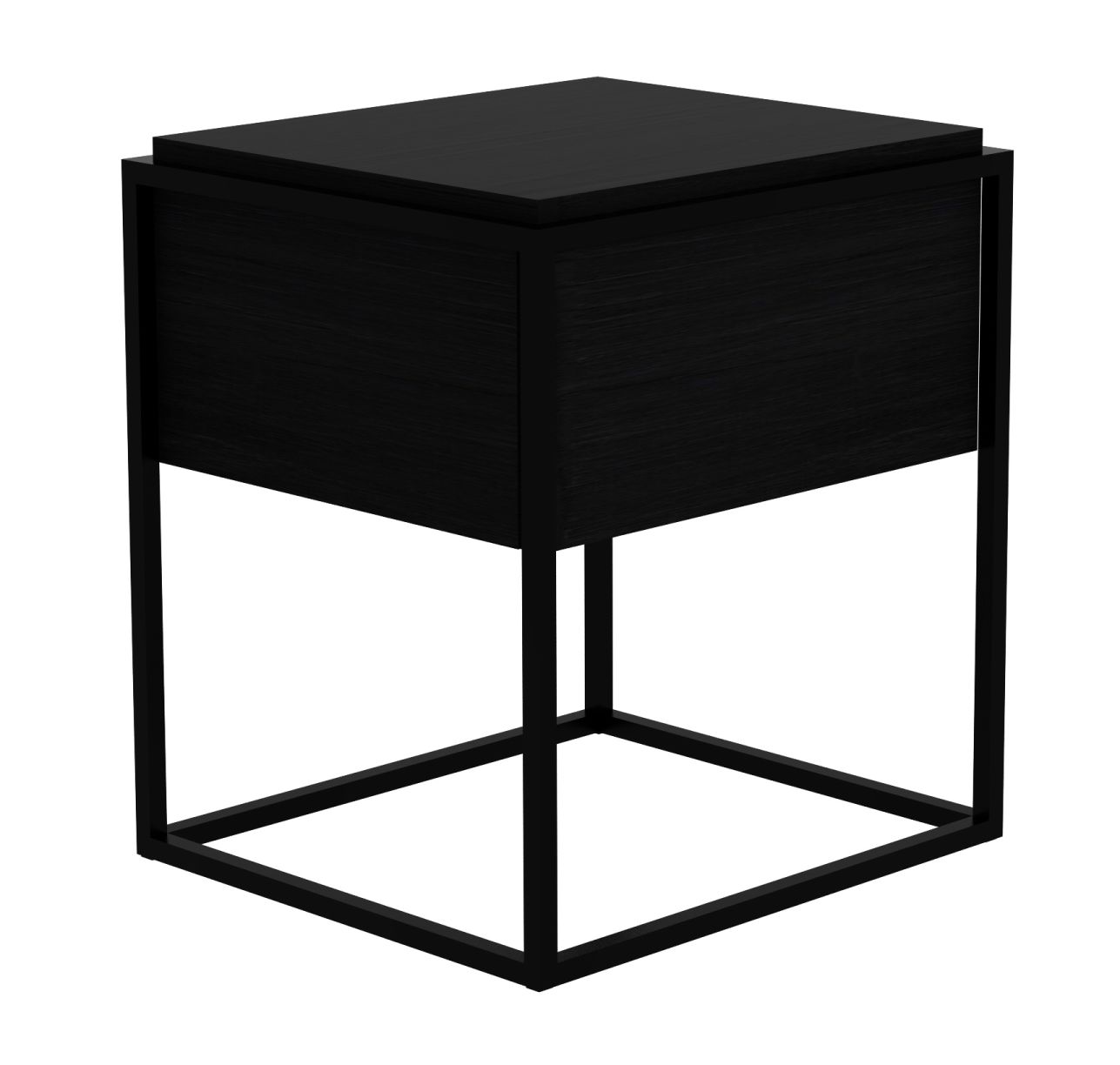 Monolit nightstand black oak Ethnicraft