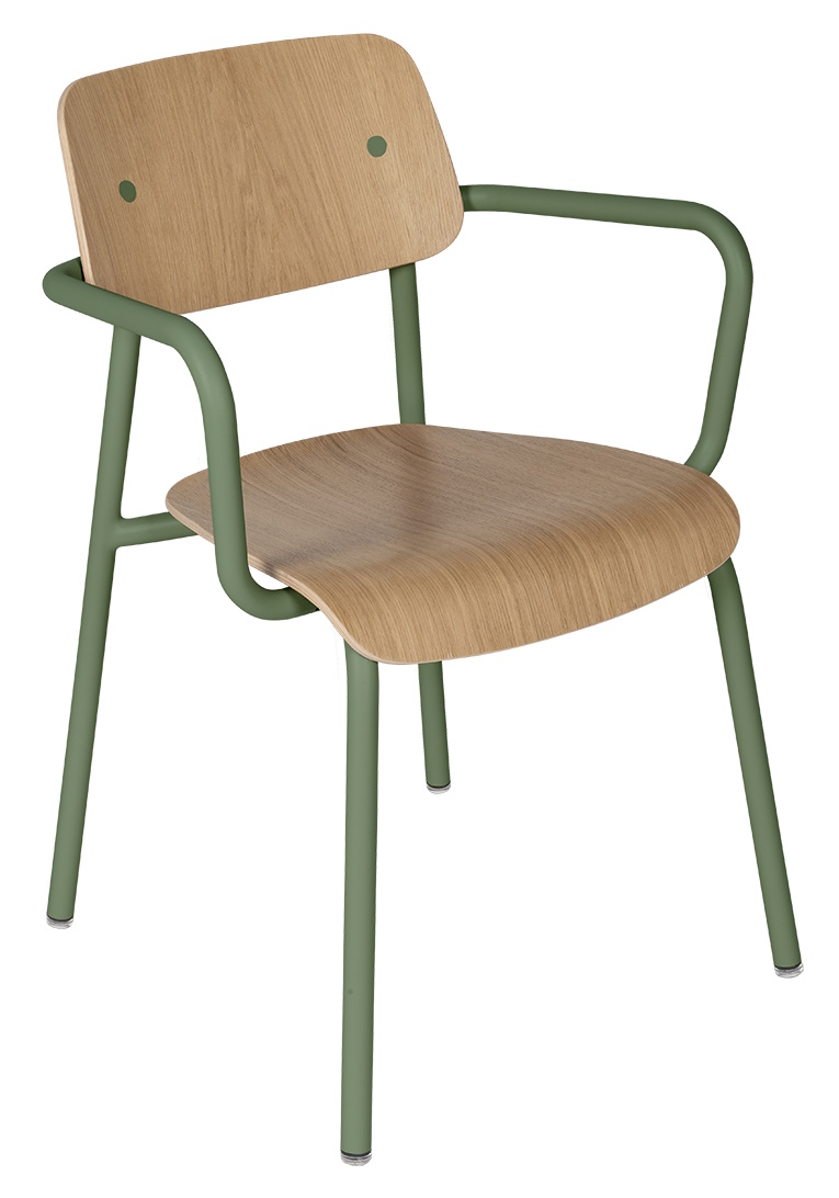 Study Bridge oak armchair Outdoor Fermob