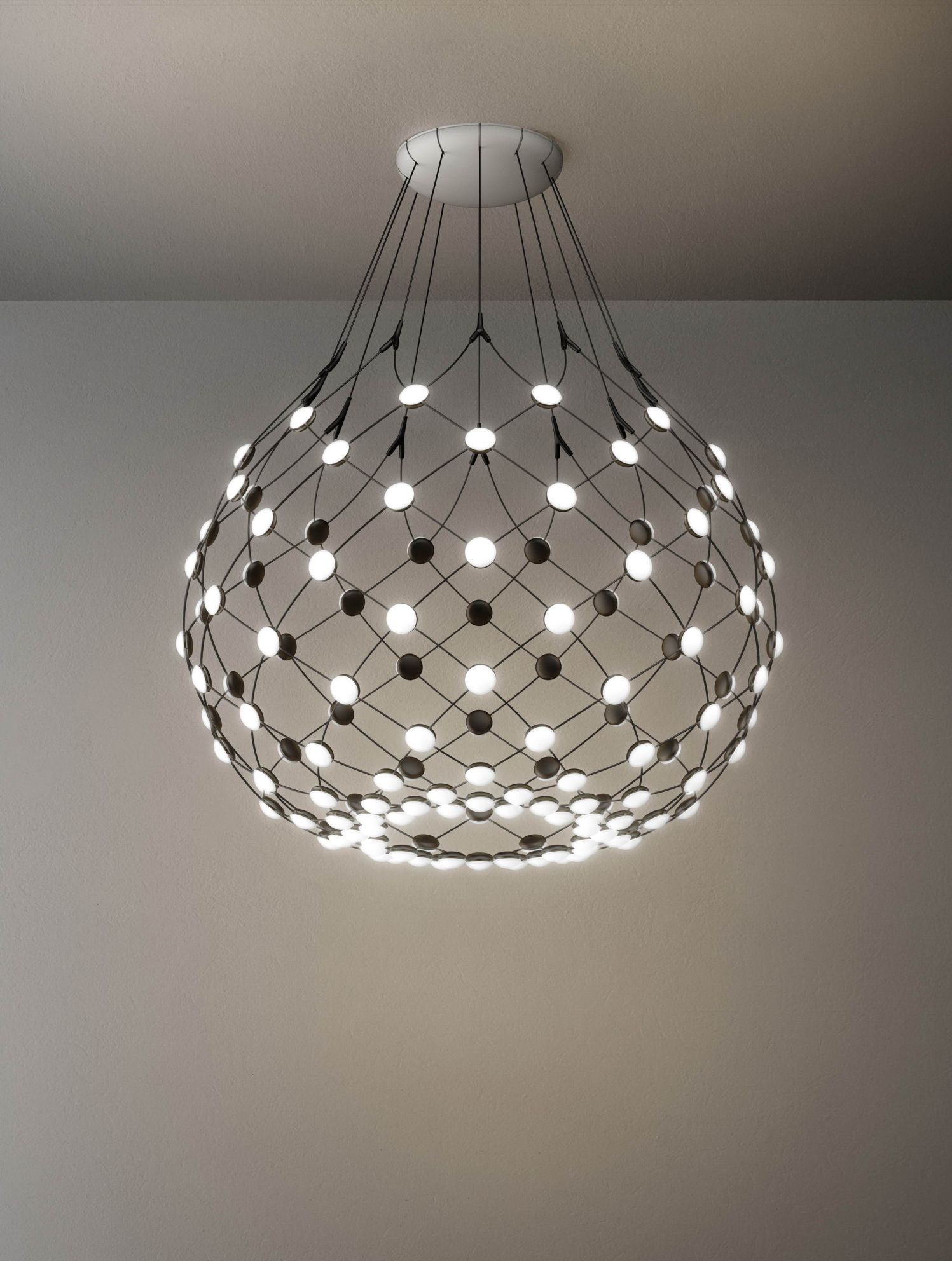 D86 Mesh Ceiling lamp Ø80cm - Cable length 1m Luceplan