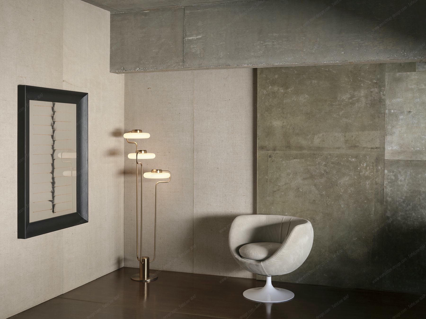 Tratto Floor lamp black Kdln