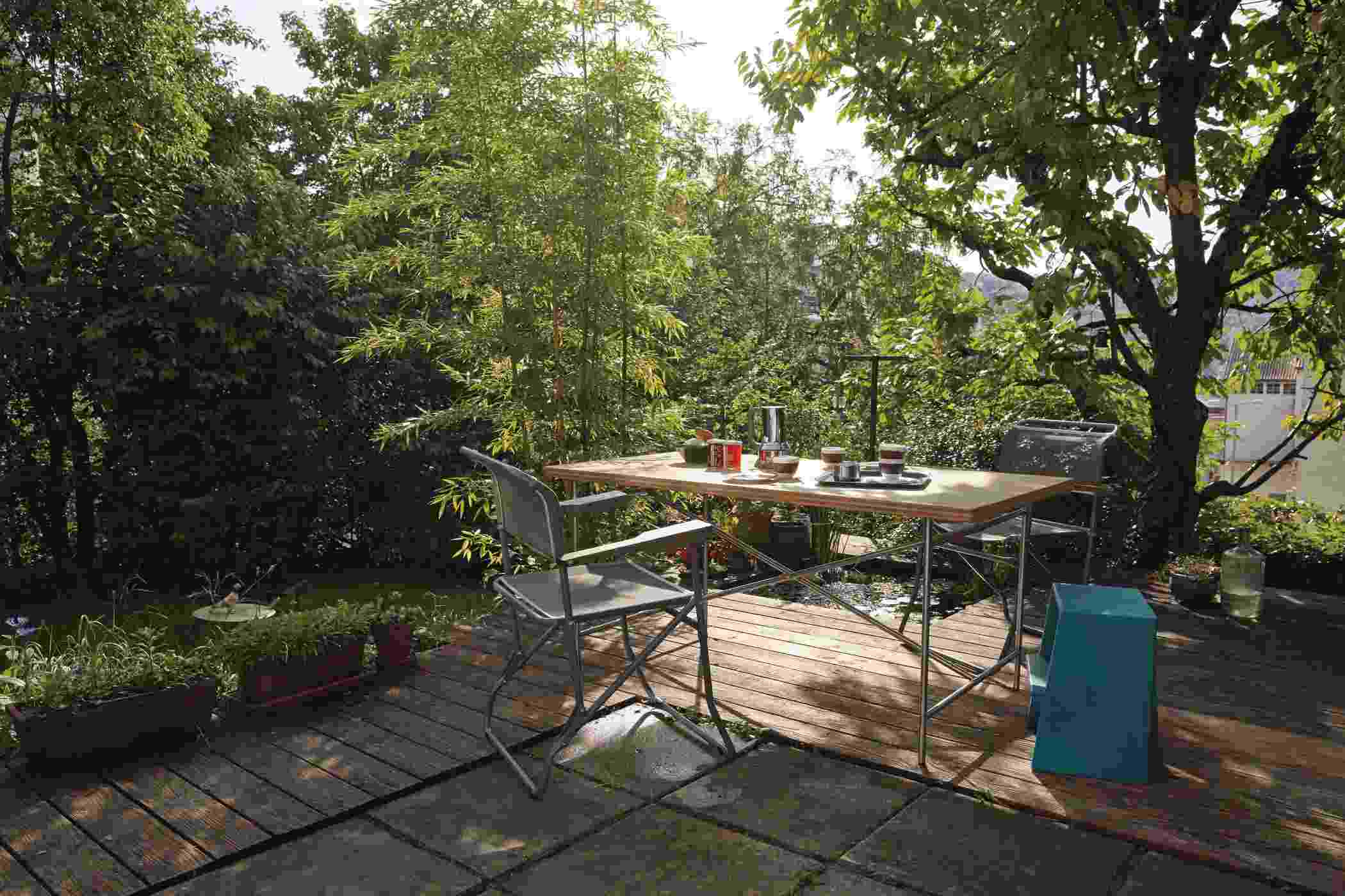 Eiermann 2 dining table indoor / outdoor complete Richard Lampert  